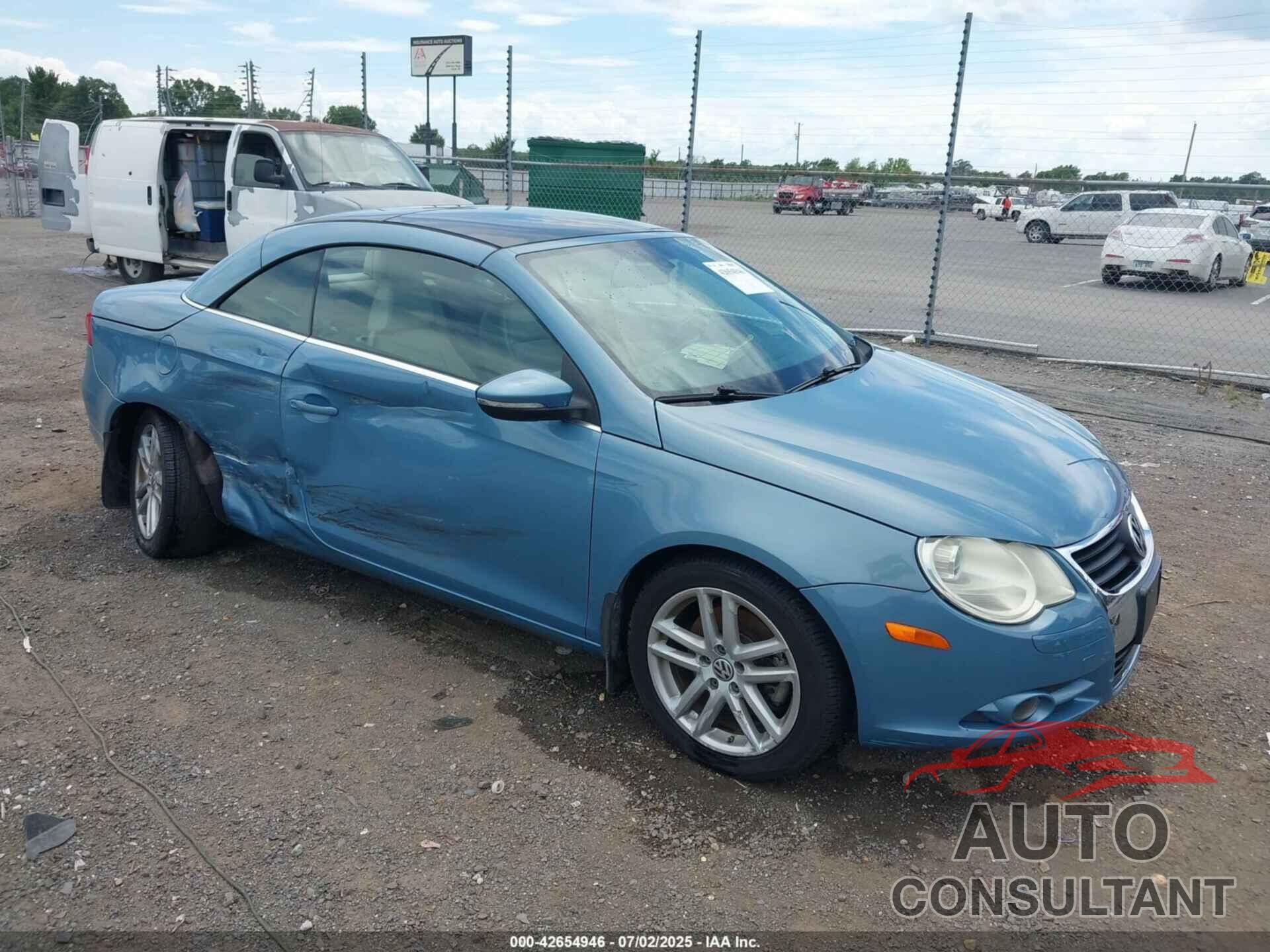 VOLKSWAGEN EOS 2009 - WVWFA71F19V011298