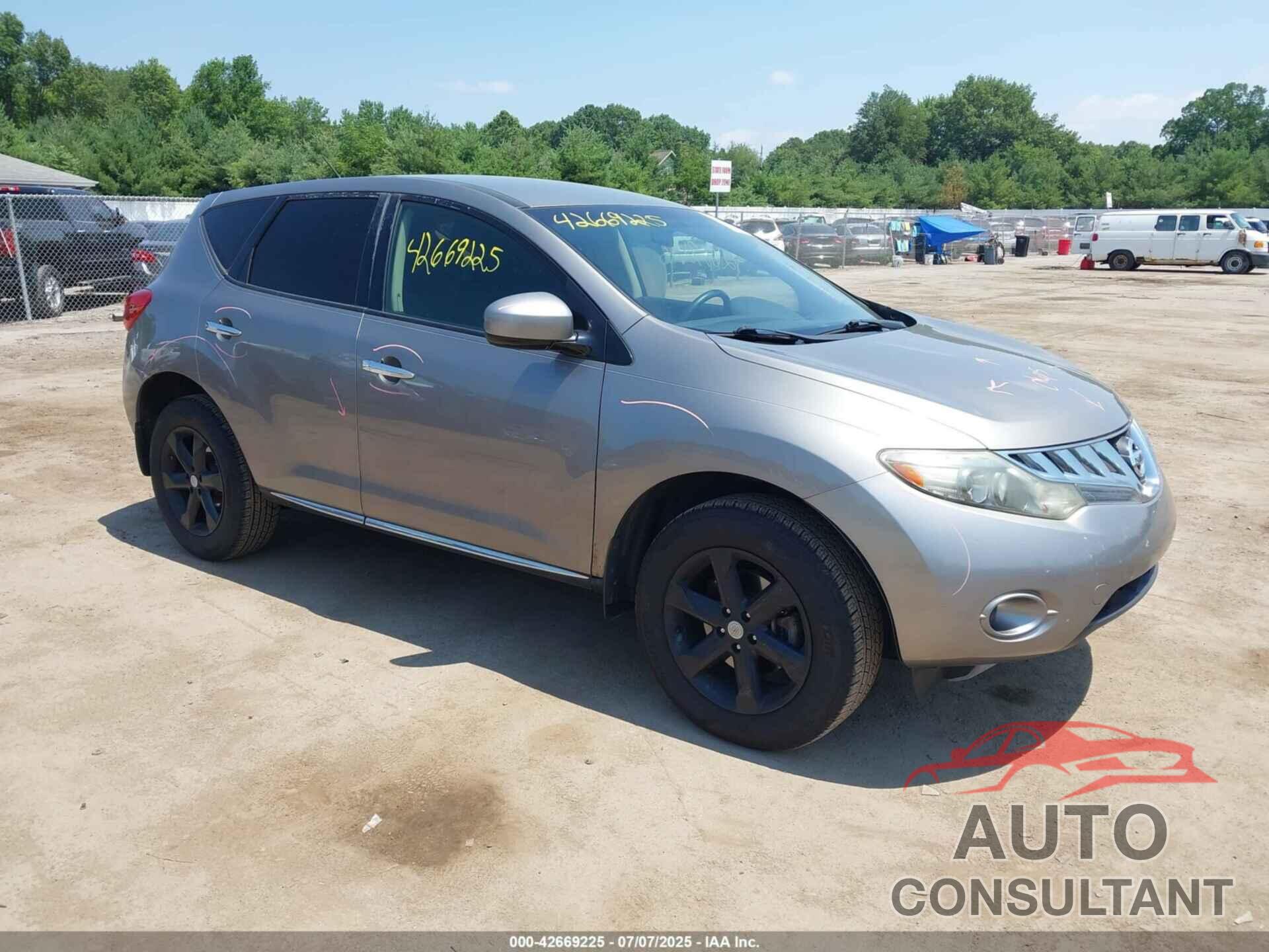 NISSAN MURANO 2010 - JN8AZ1MU1AW012237