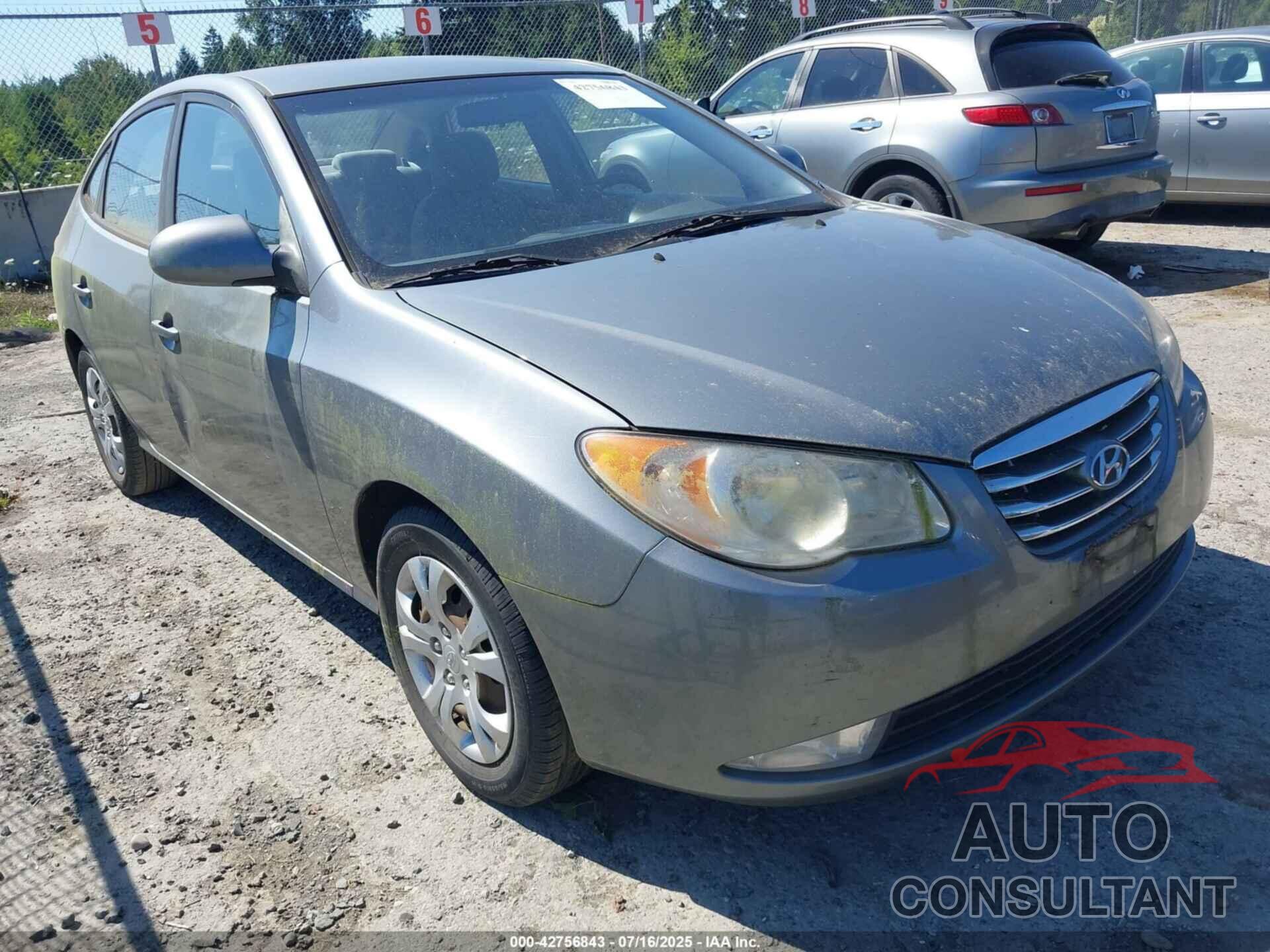 HYUNDAI ELANTRA 2010 - KMHDU4AD6AU182761