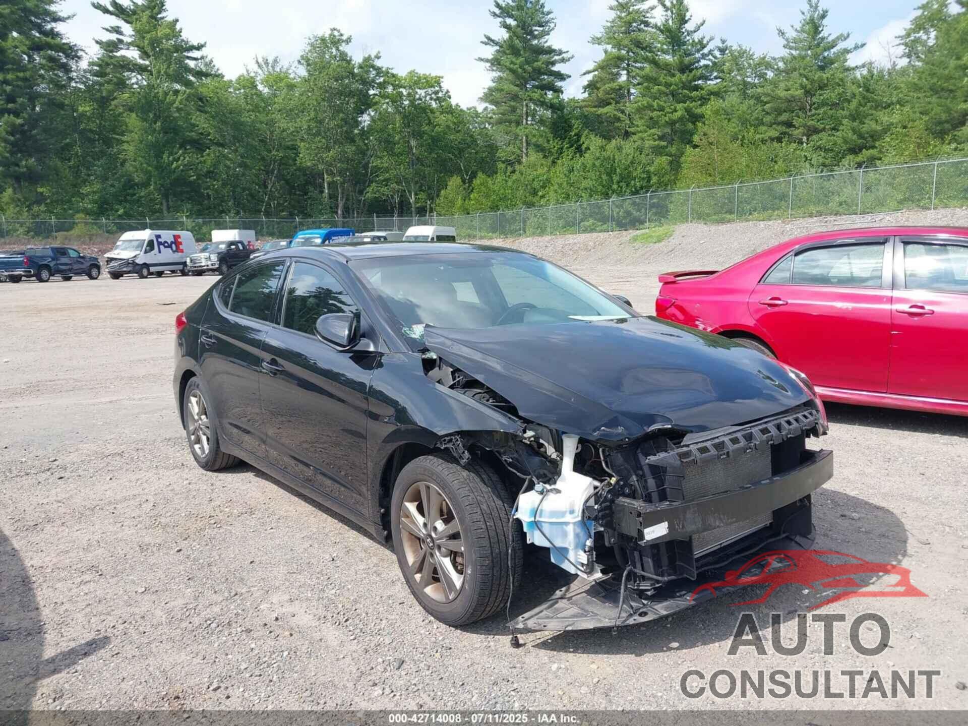 HYUNDAI ELANTRA 2018 - 5NPD84LFXJH256135