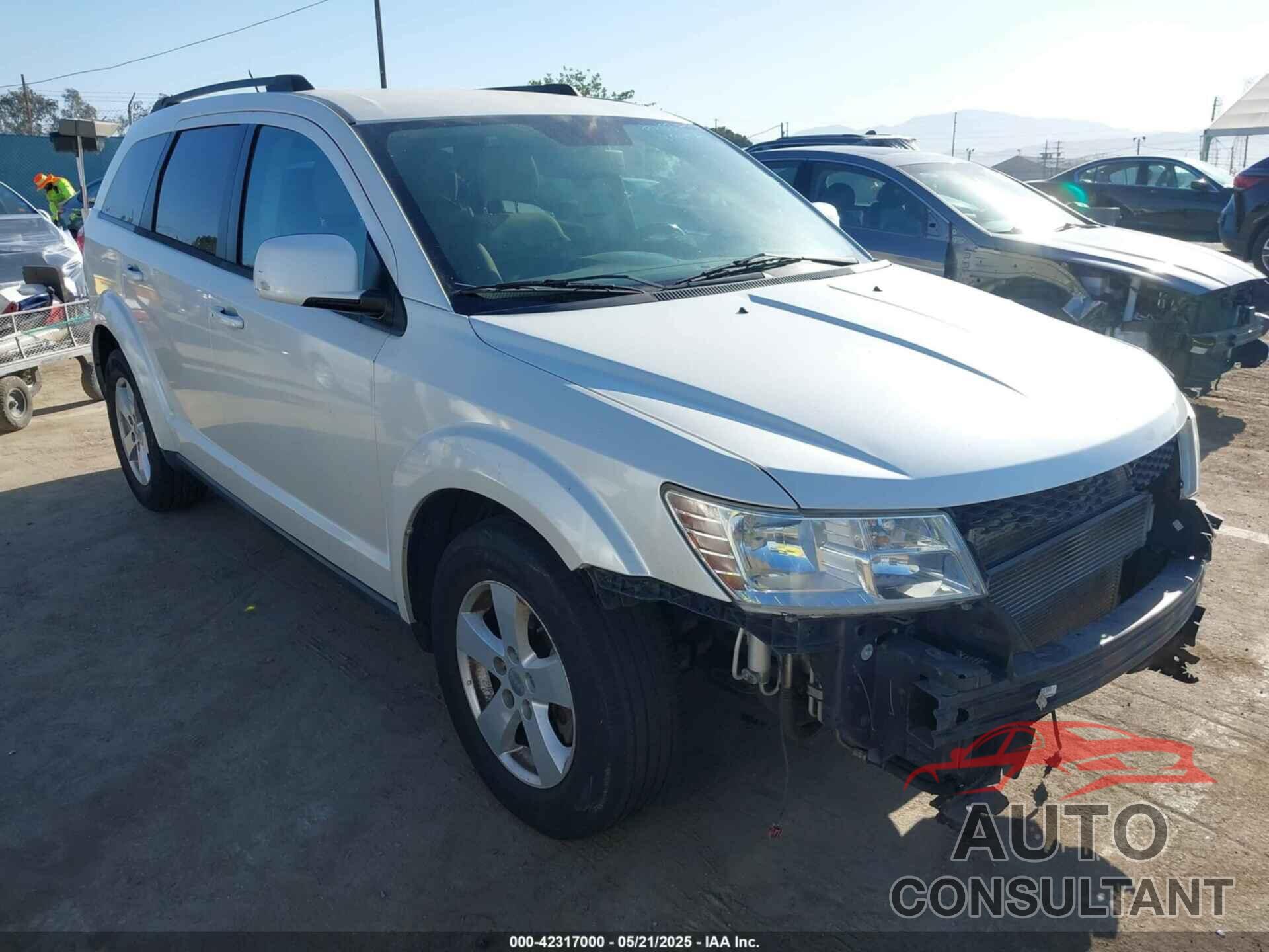 DODGE JOURNEY 2012 - 3C4PDCBG7CT374496