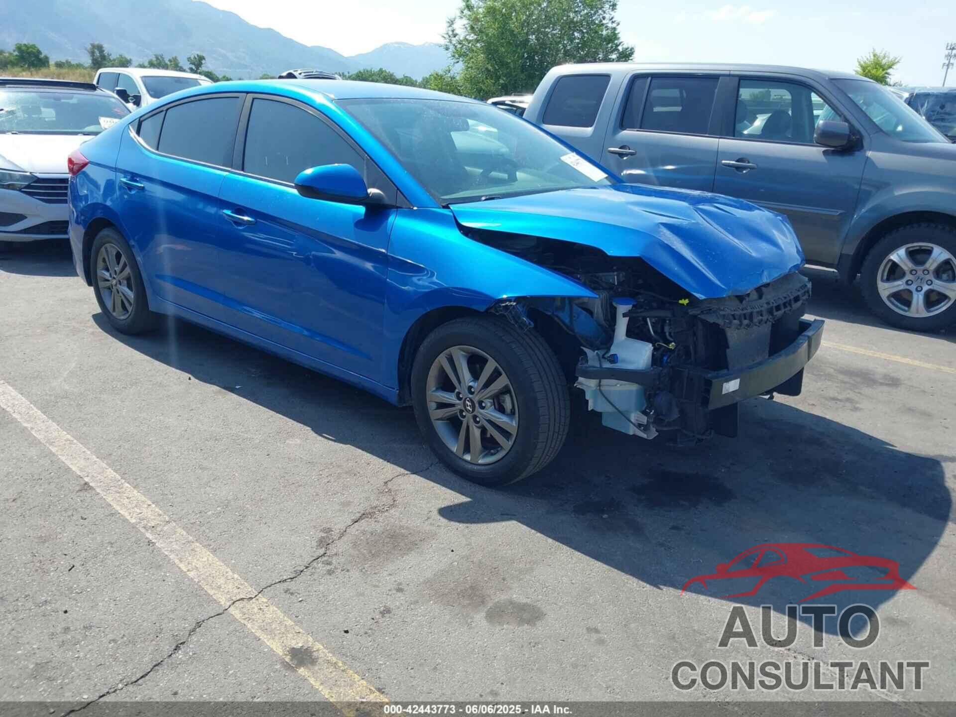 HYUNDAI ELANTRA 2018 - 5NPD84LF5JH238755