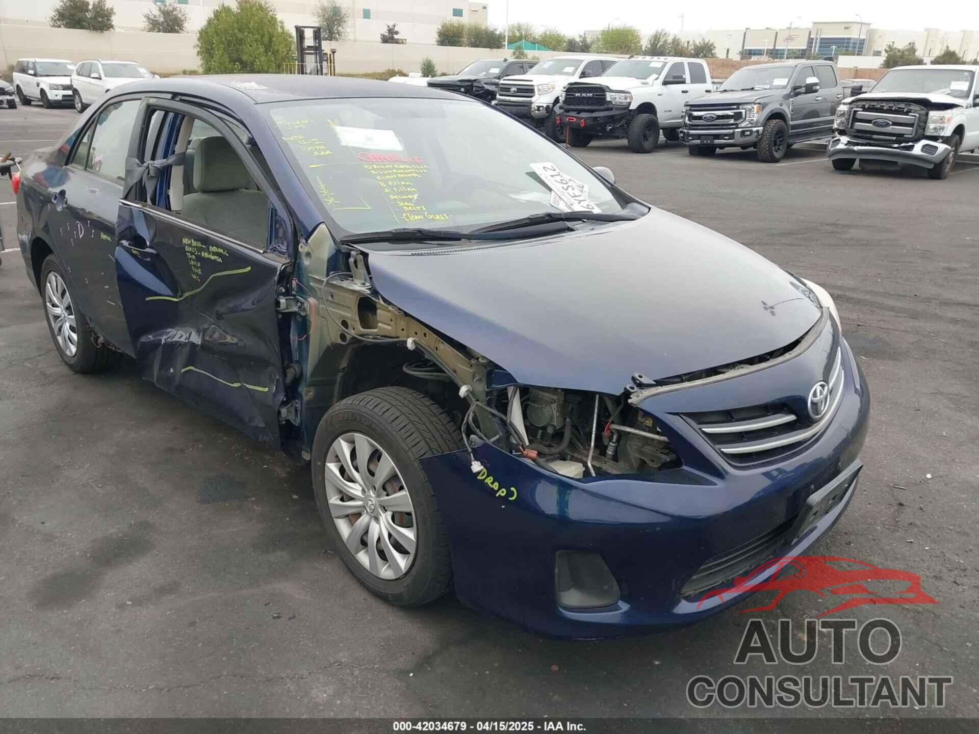 TOYOTA COROLLA 2013 - 5YFBU4EE9DP079169