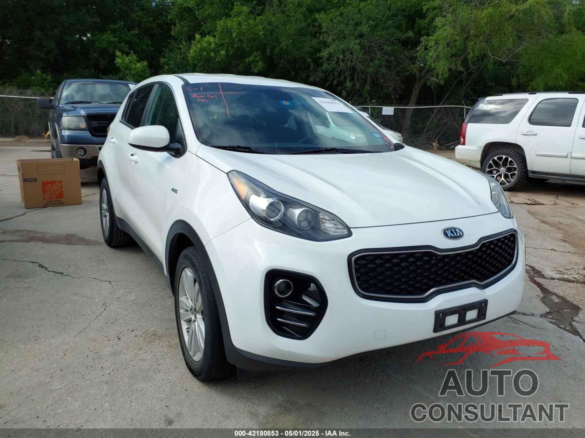 KIA SPORTAGE 2017 - KNDPMCAC2H7282044