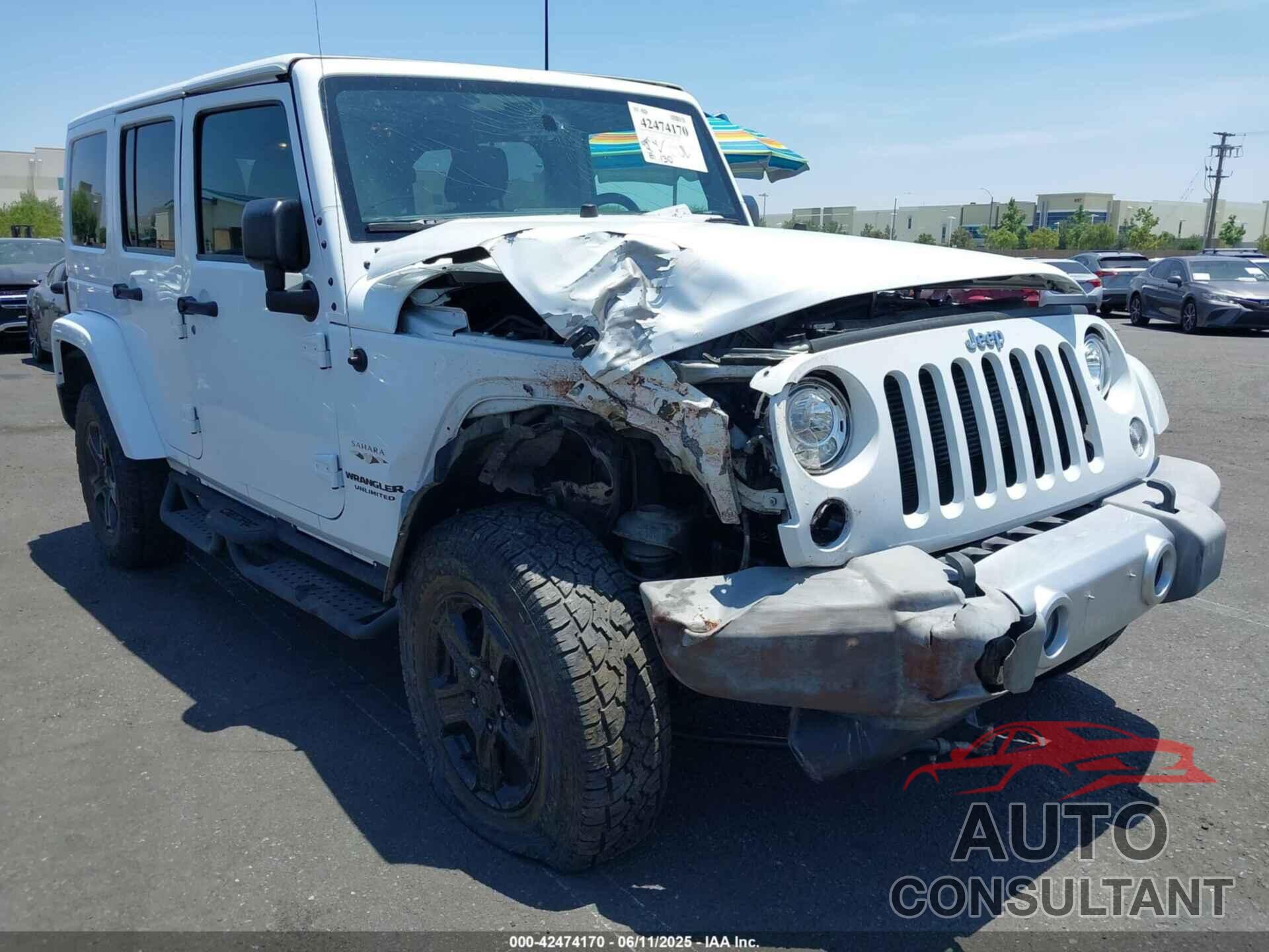 JEEP WRANGLER UNLIMITED 2017 - 1C4BJWEG1HL624589