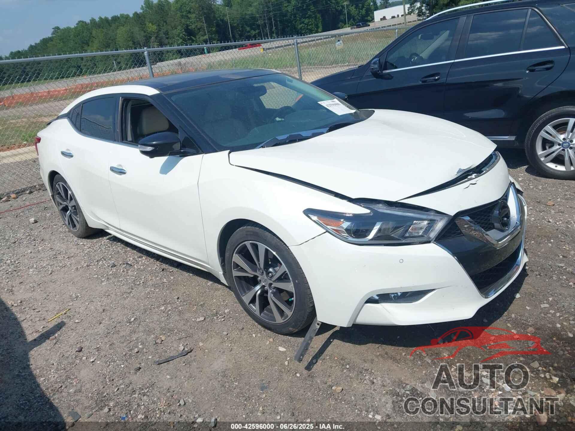 NISSAN MAXIMA 2017 - 1N4AA6APXHC371182