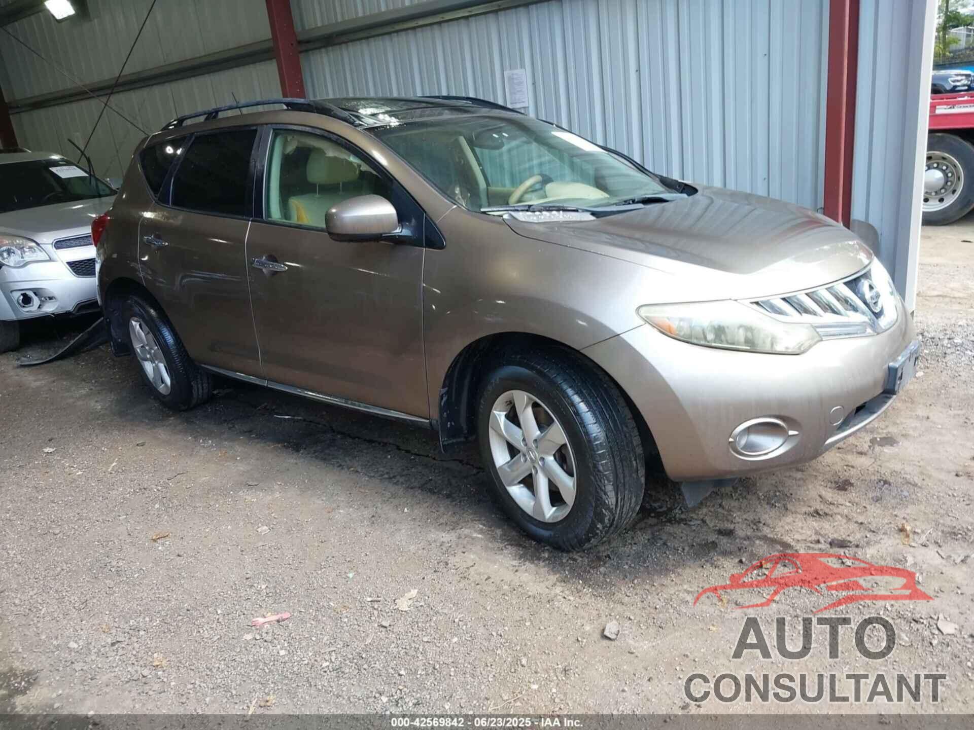 NISSAN MURANO 2009 - JN8AZ18U59W031105