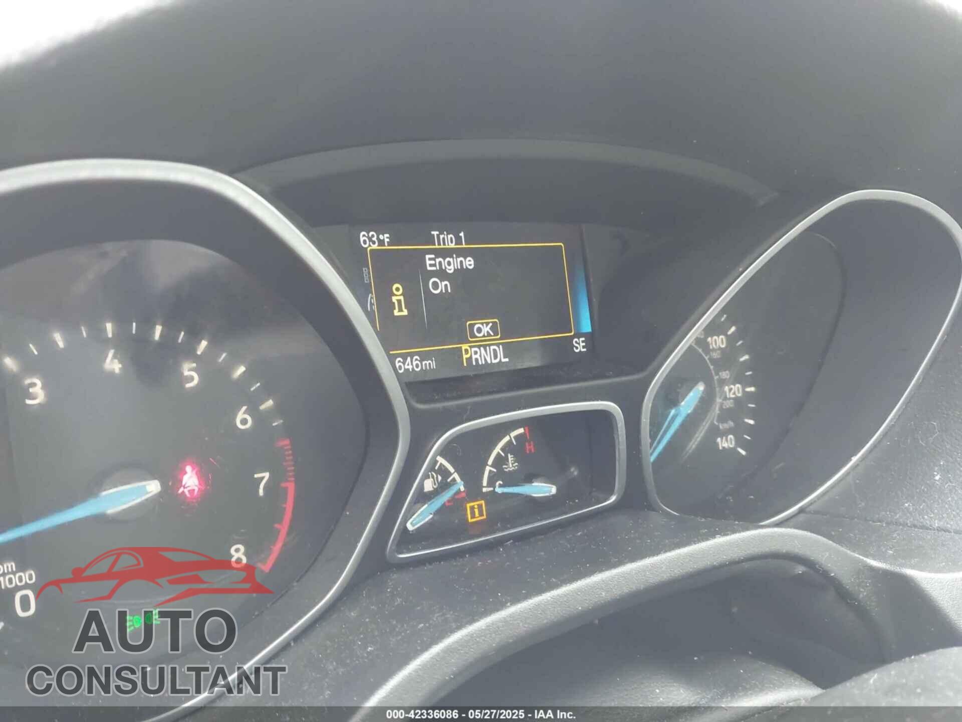 FORD FOCUS 2016 - 1FADP3F20GL298068
