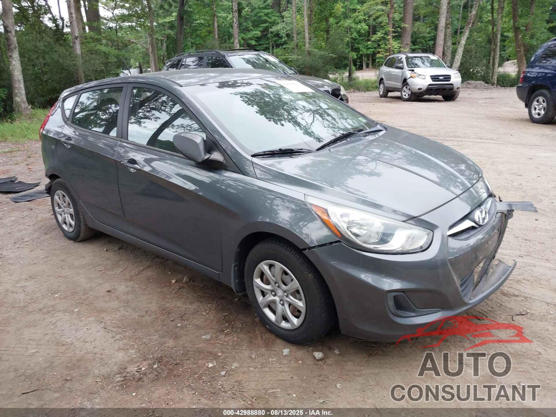 HYUNDAI ACCENT 2013 - KMHCT5AE8DU094375