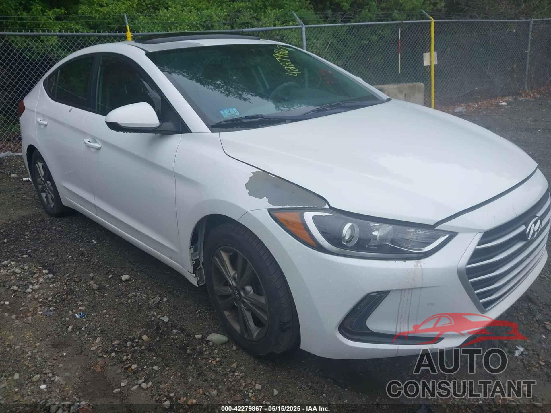 HYUNDAI ELANTRA 2018 - 5NPD84LF1JH246951