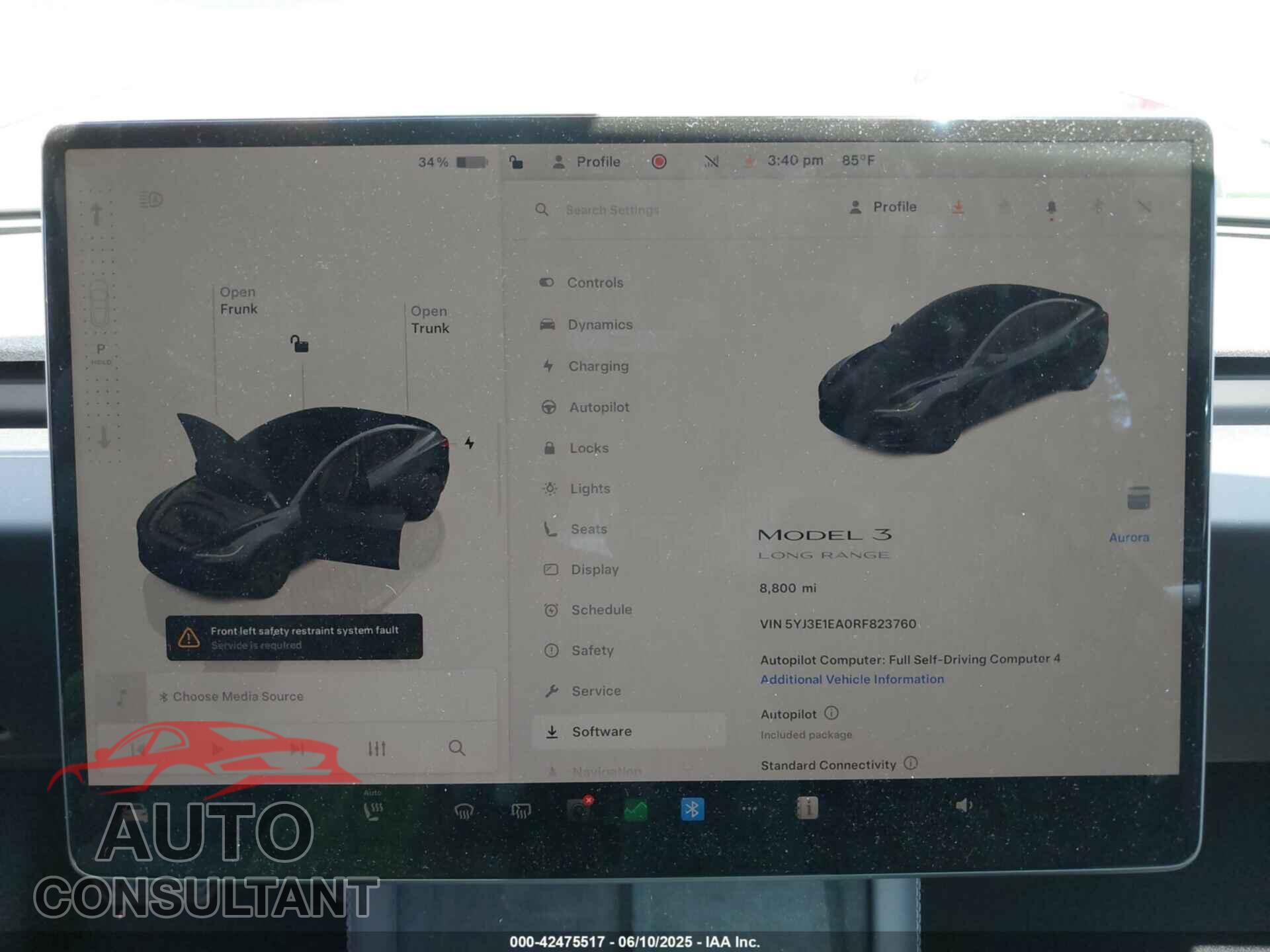 TESLA MODEL 3 2024 - 5YJ3E1EA0RF823760