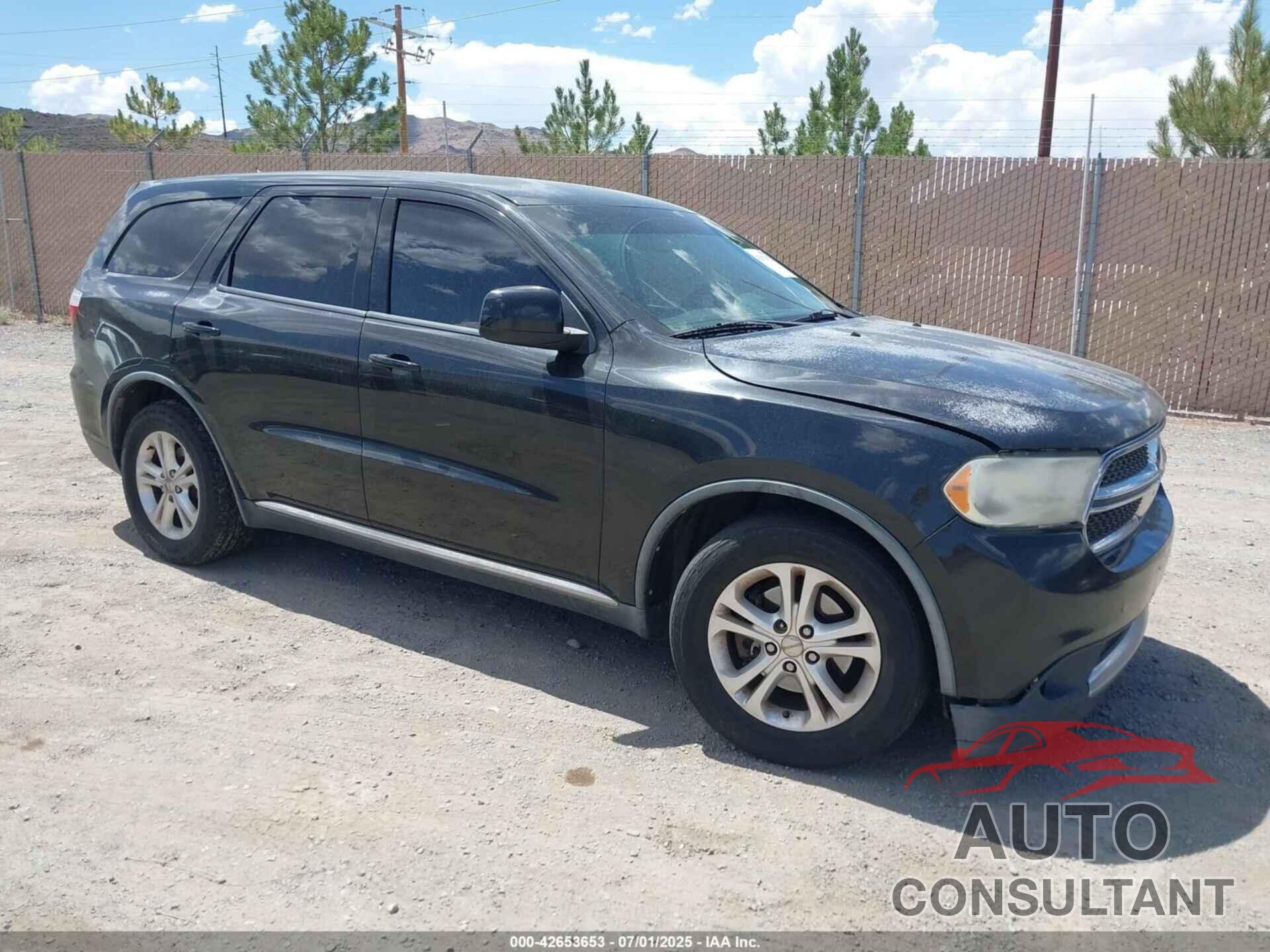 DODGE DURANGO 2012 - 1C4RDJAG0CC206726