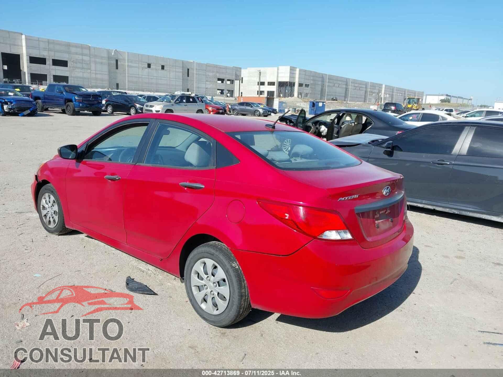 HYUNDAI ACCENT 2016 - KMHCT4AE4GU999727