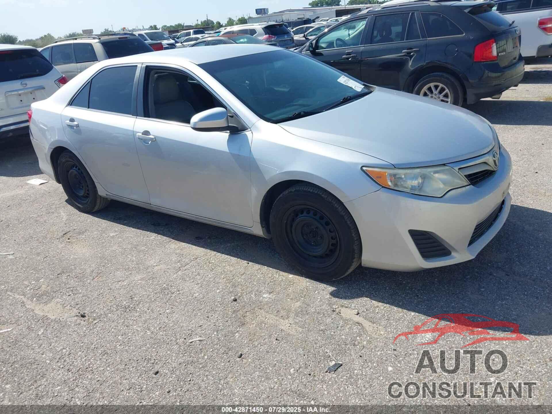 TOYOTA CAMRY 2012 - 4T4BF1FK8CR253524