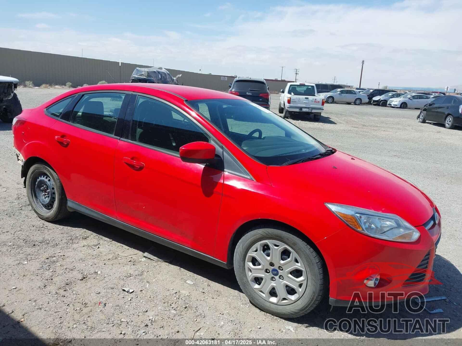 FORD FOCUS 2012 - 1FAHP3F25CL244115
