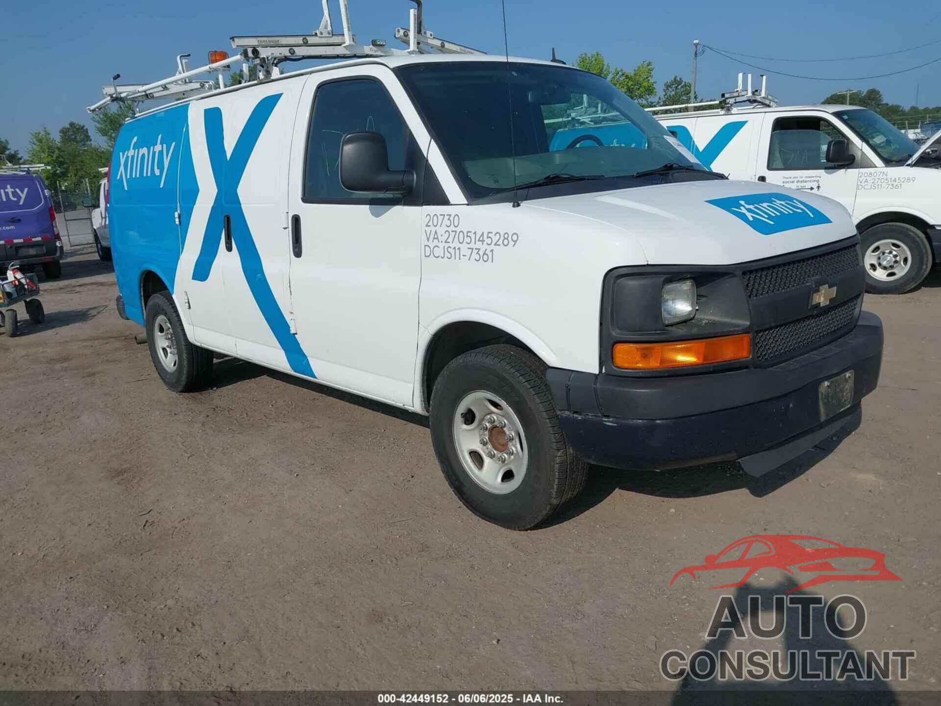 CHEVROLET EXPRESS 2500 2015 - 1GCWGFCF2F1161512