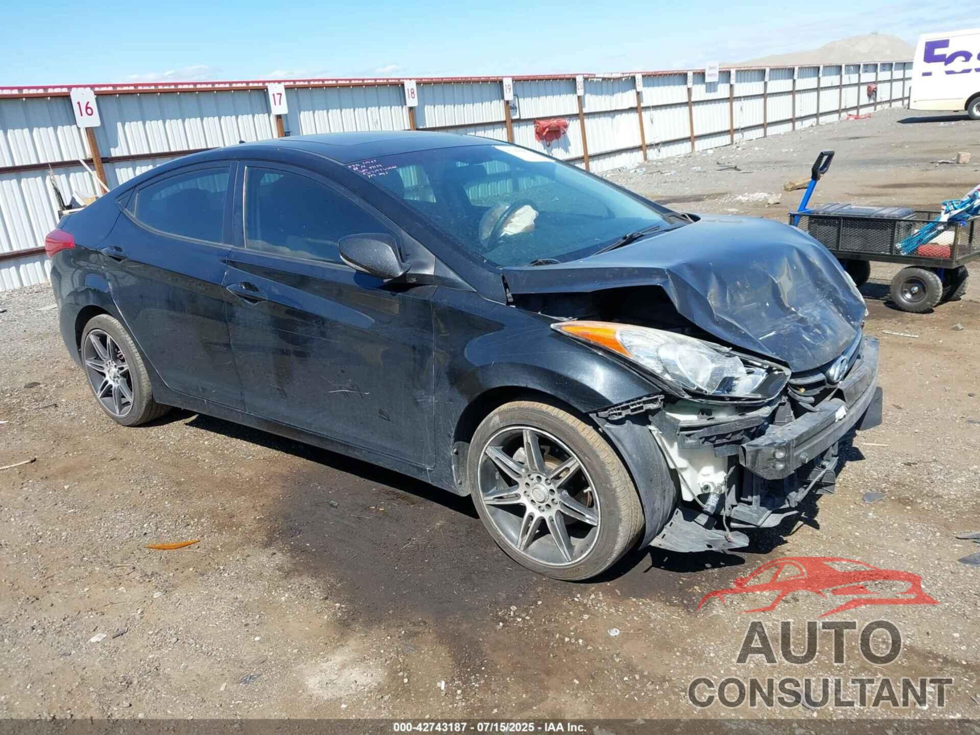 HYUNDAI ELANTRA 2011 - 5NPDH4AE6BH037197