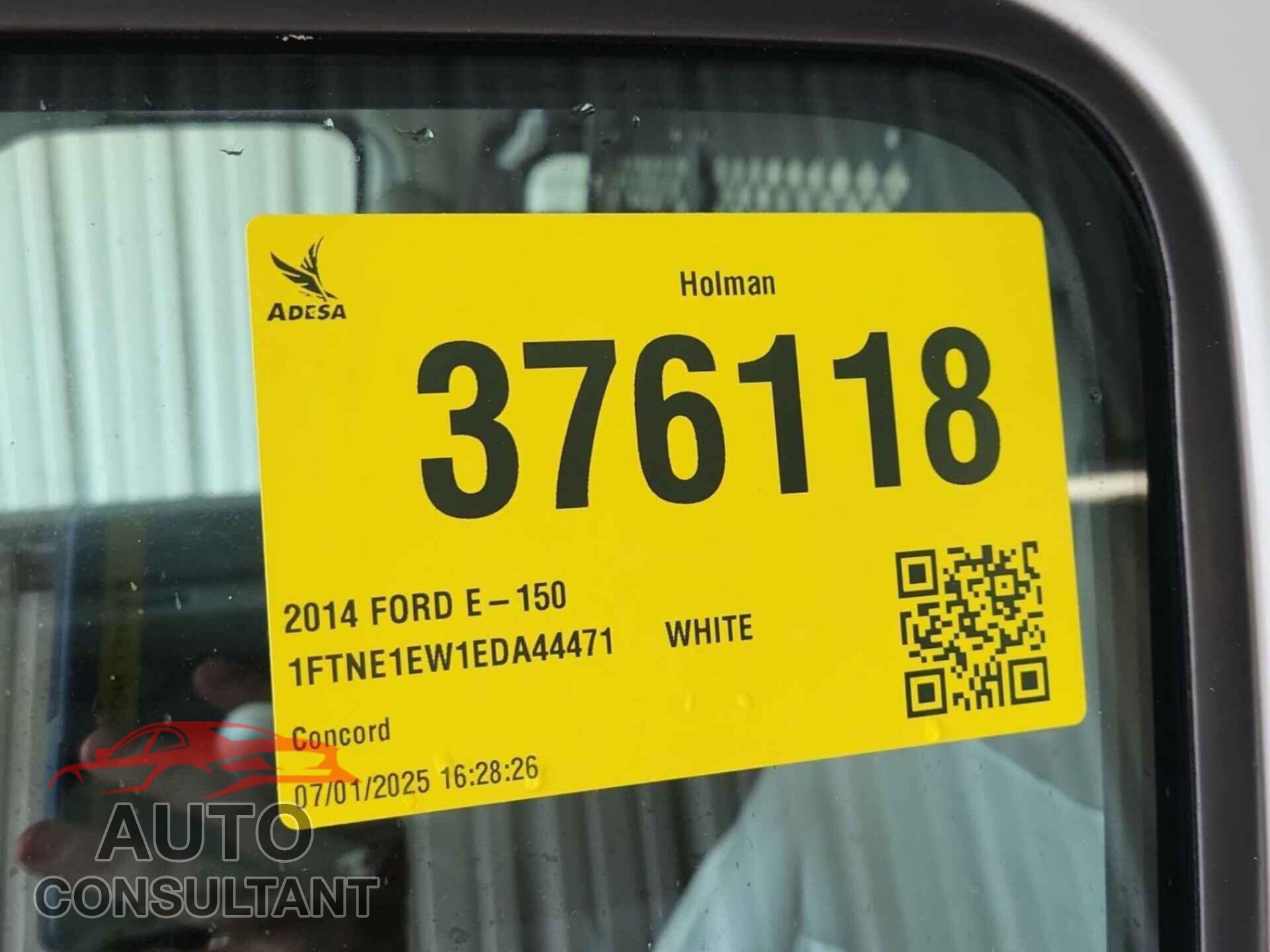 FORD E-150 2014 - 1FTNE1EW1EDA44471
