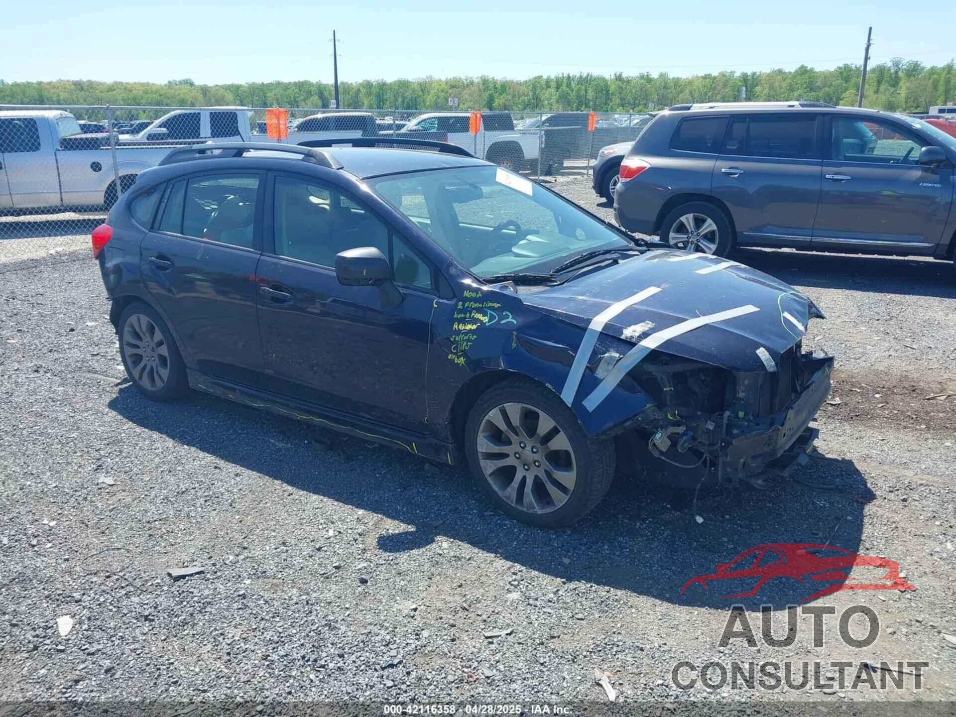 SUBARU IMPREZA 2014 - JF1GPAL60EH218955
