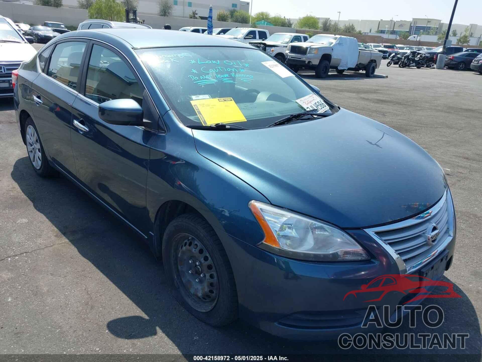 NISSAN SENTRA 2014 - 3N1AB7AP4EY338990