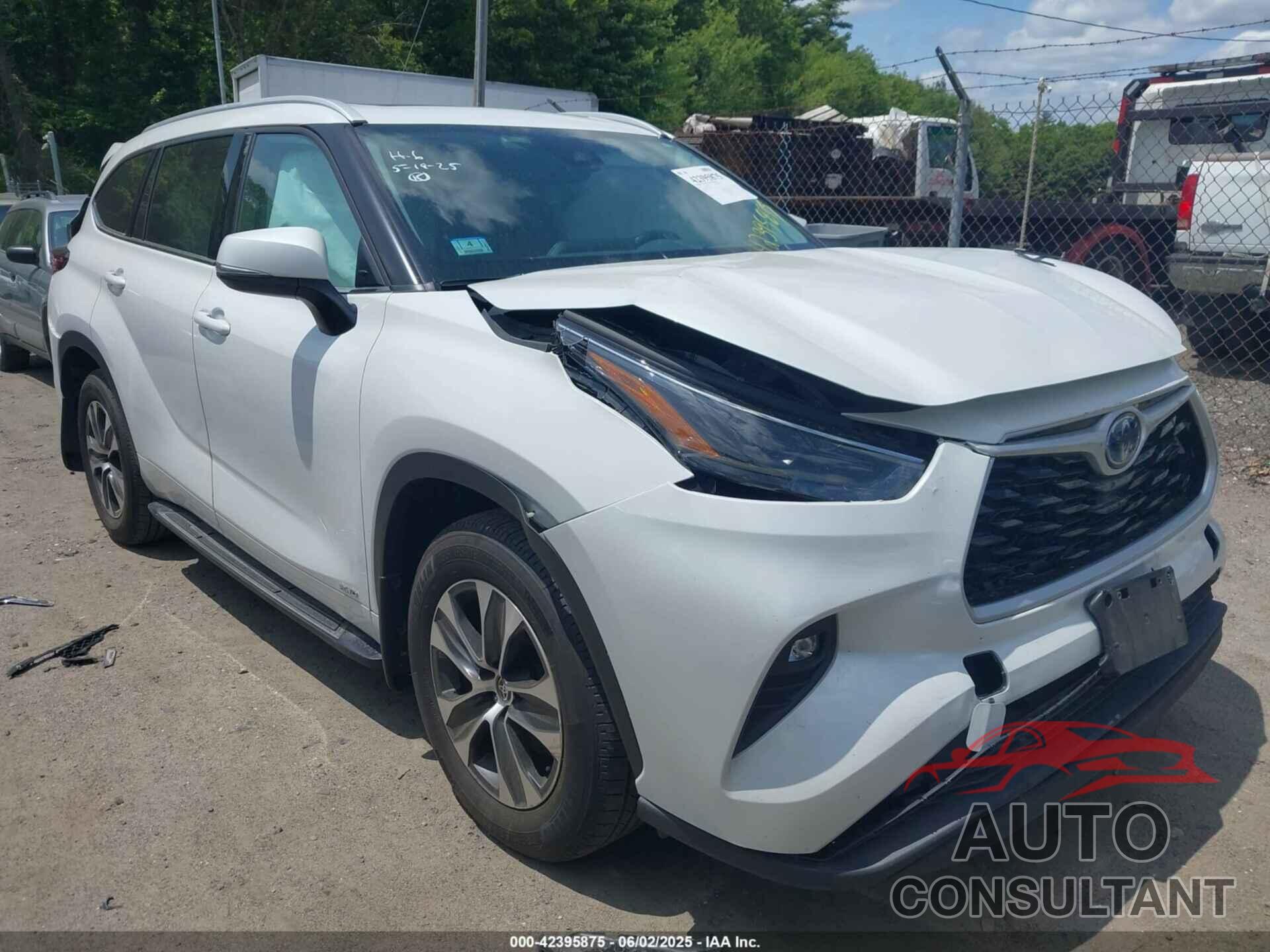TOYOTA HIGHLANDER 2022 - 5TDGBRCH1NS546017