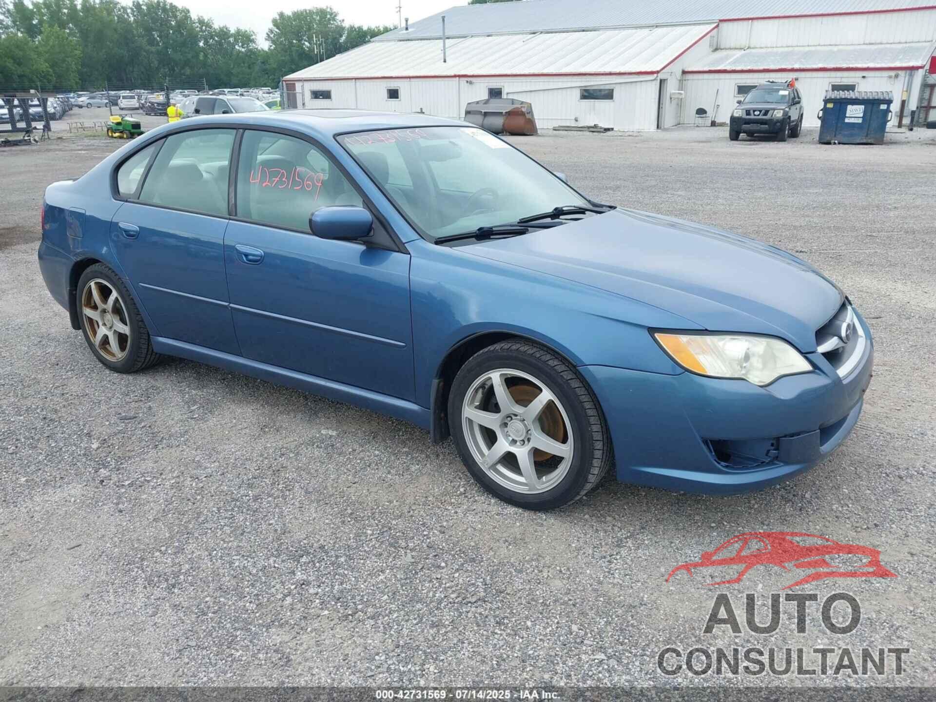 SUBARU LEGACY 2009 - 4S3BL616097216246