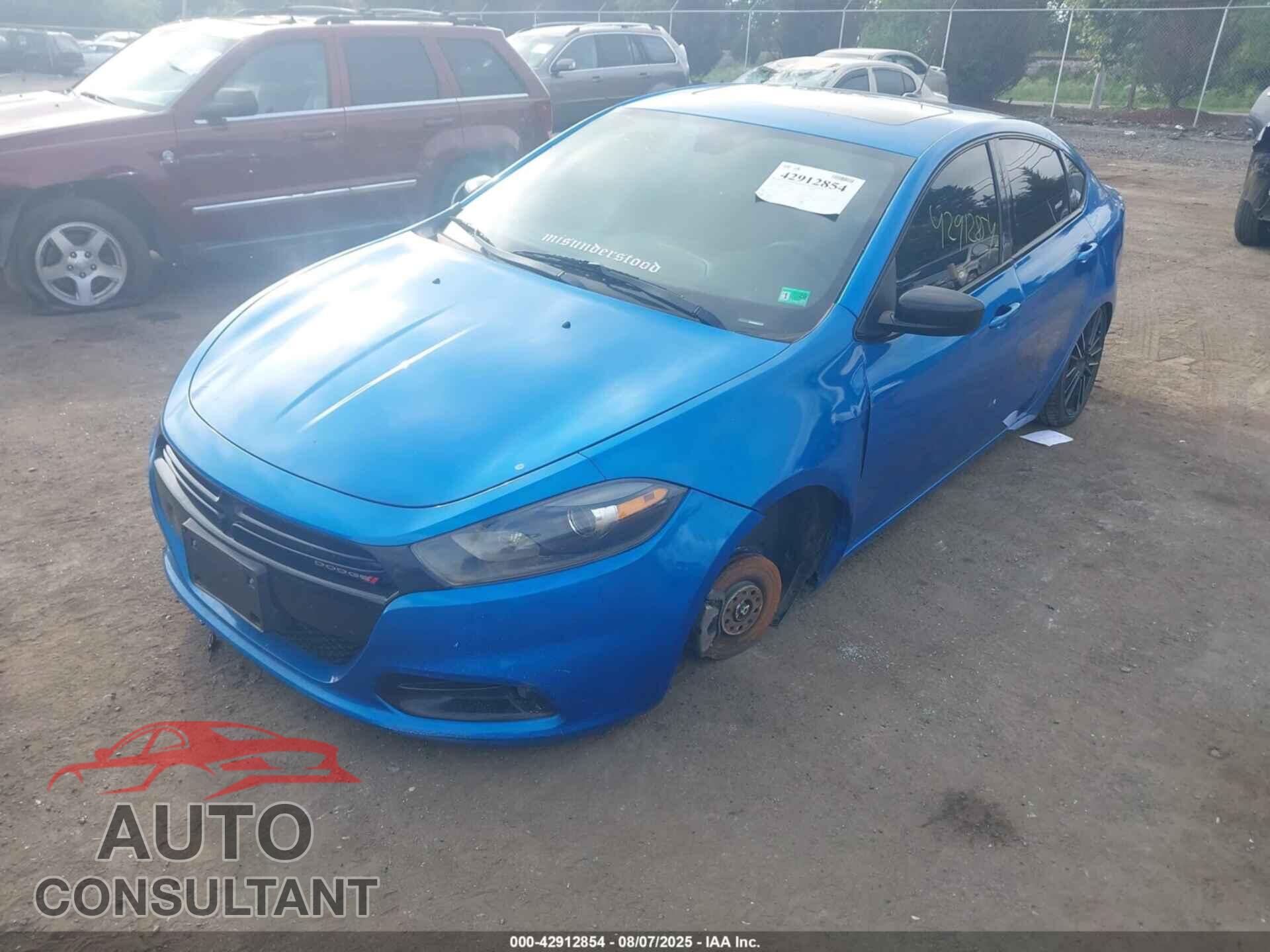 DODGE DART 2015 - 1C3CDFBB2FD243172