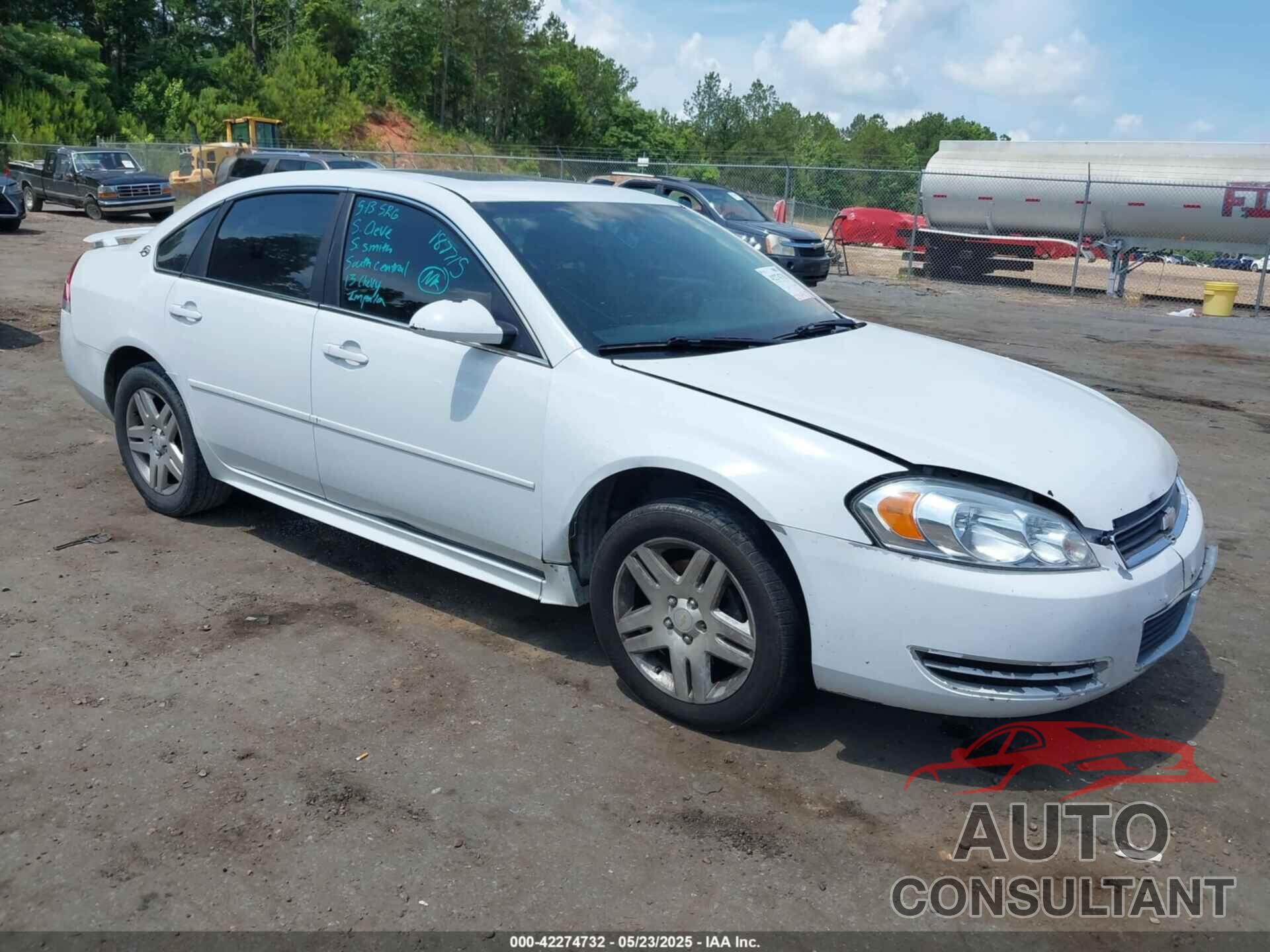 CHEVROLET IMPALA 2013 - 2G1WG5E37D1187715