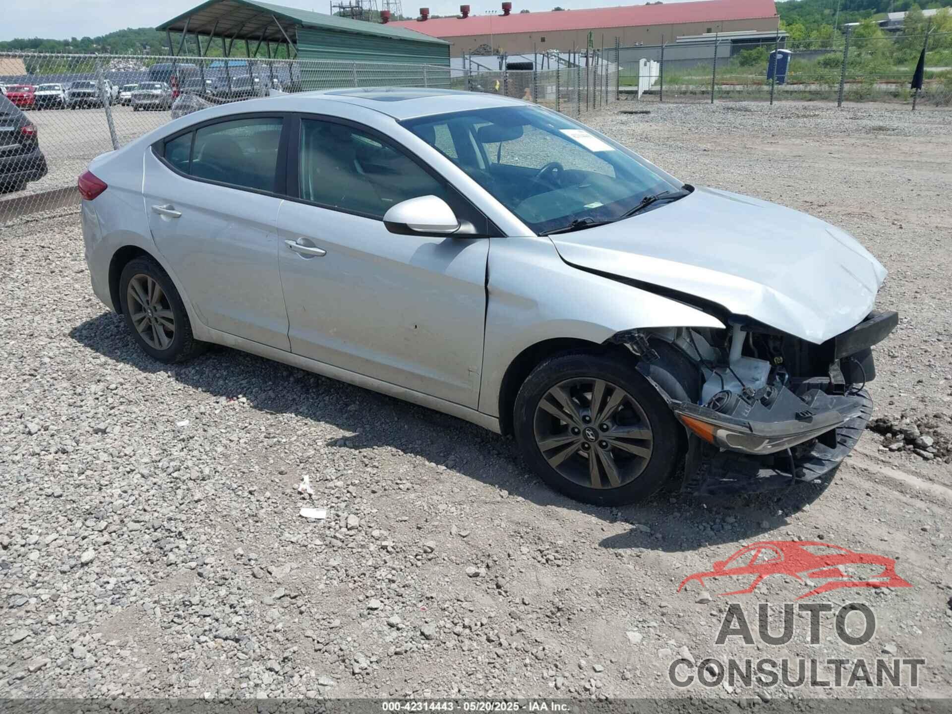 HYUNDAI ELANTRA 2018 - 5NPD84LF3JH368646