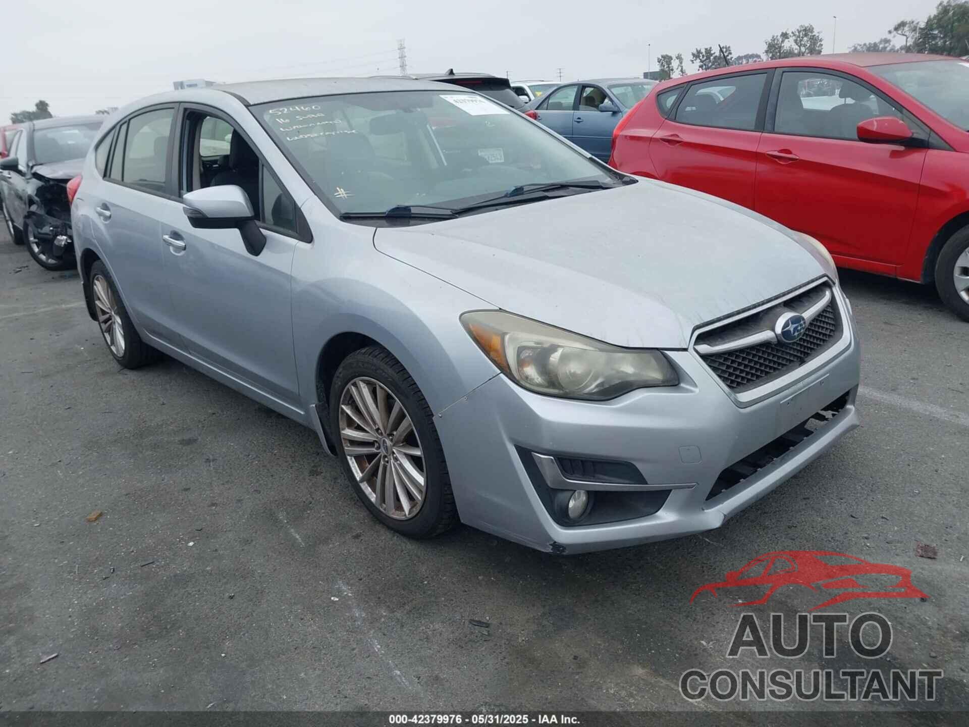 SUBARU IMPREZA 2016 - JF1GPAK65GH311118