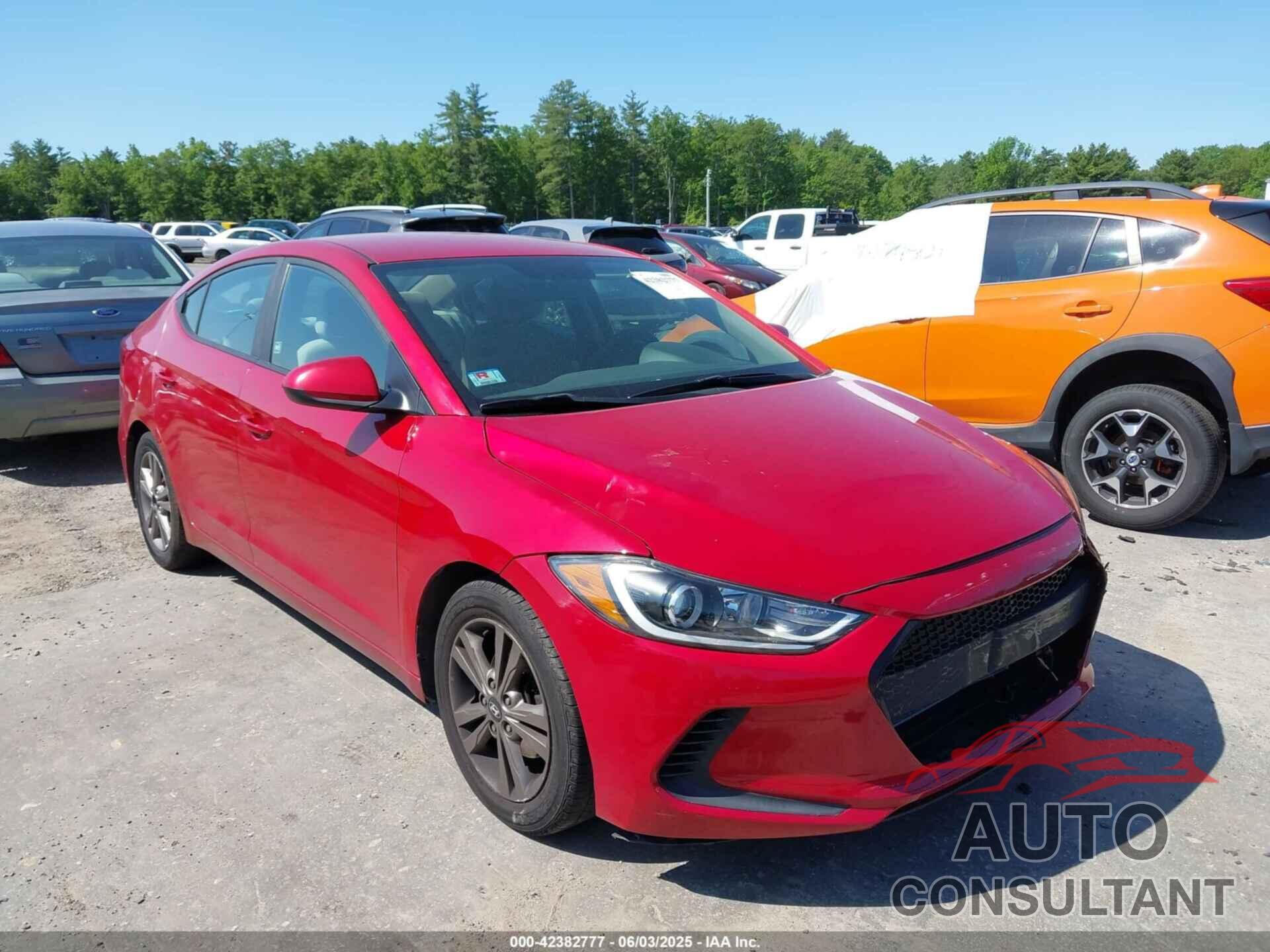 HYUNDAI ELANTRA 2017 - 5NPD84LF1HH121331