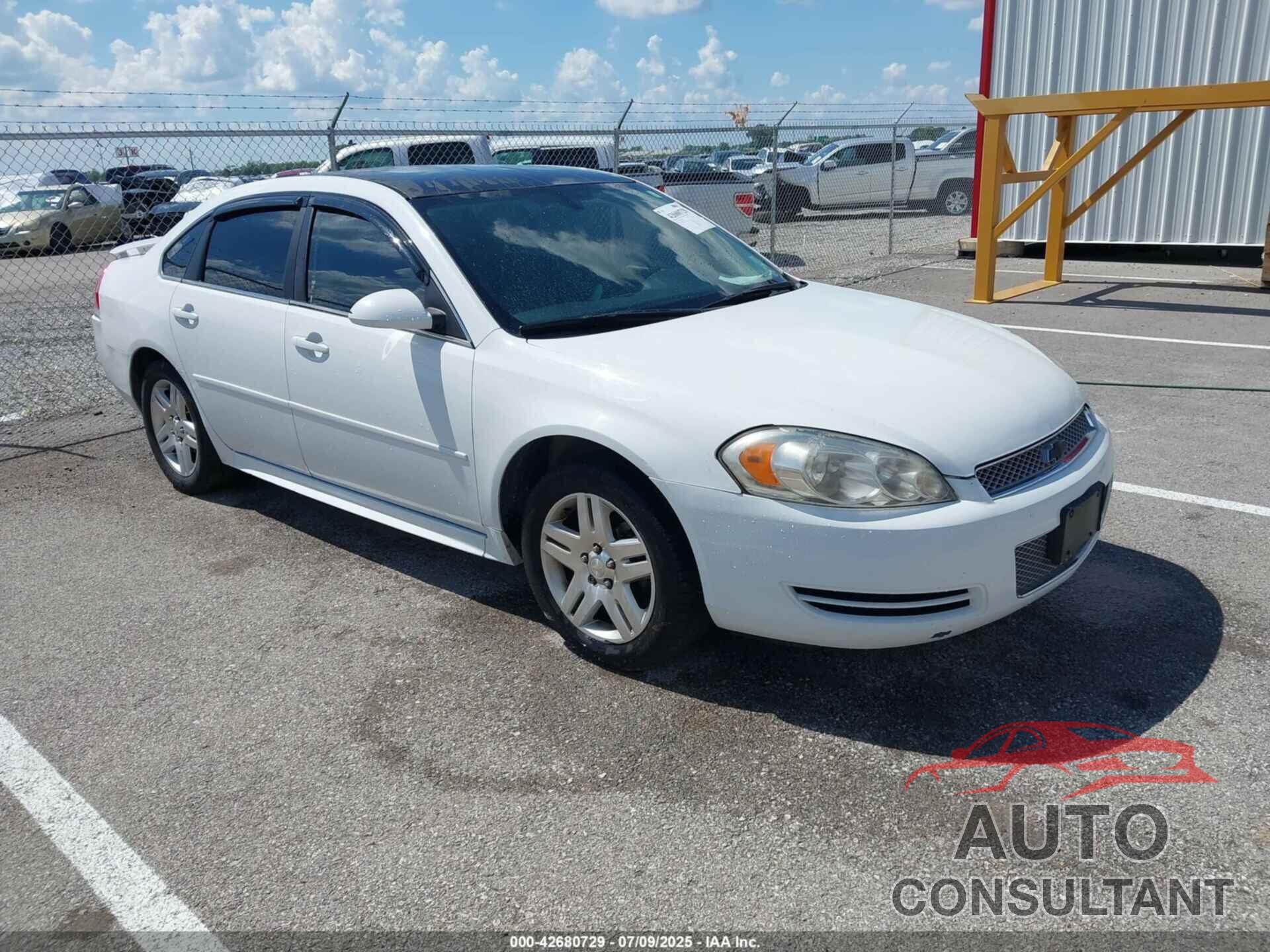 CHEVROLET IMPALA 2013 - 2G1WG5E35D1214894