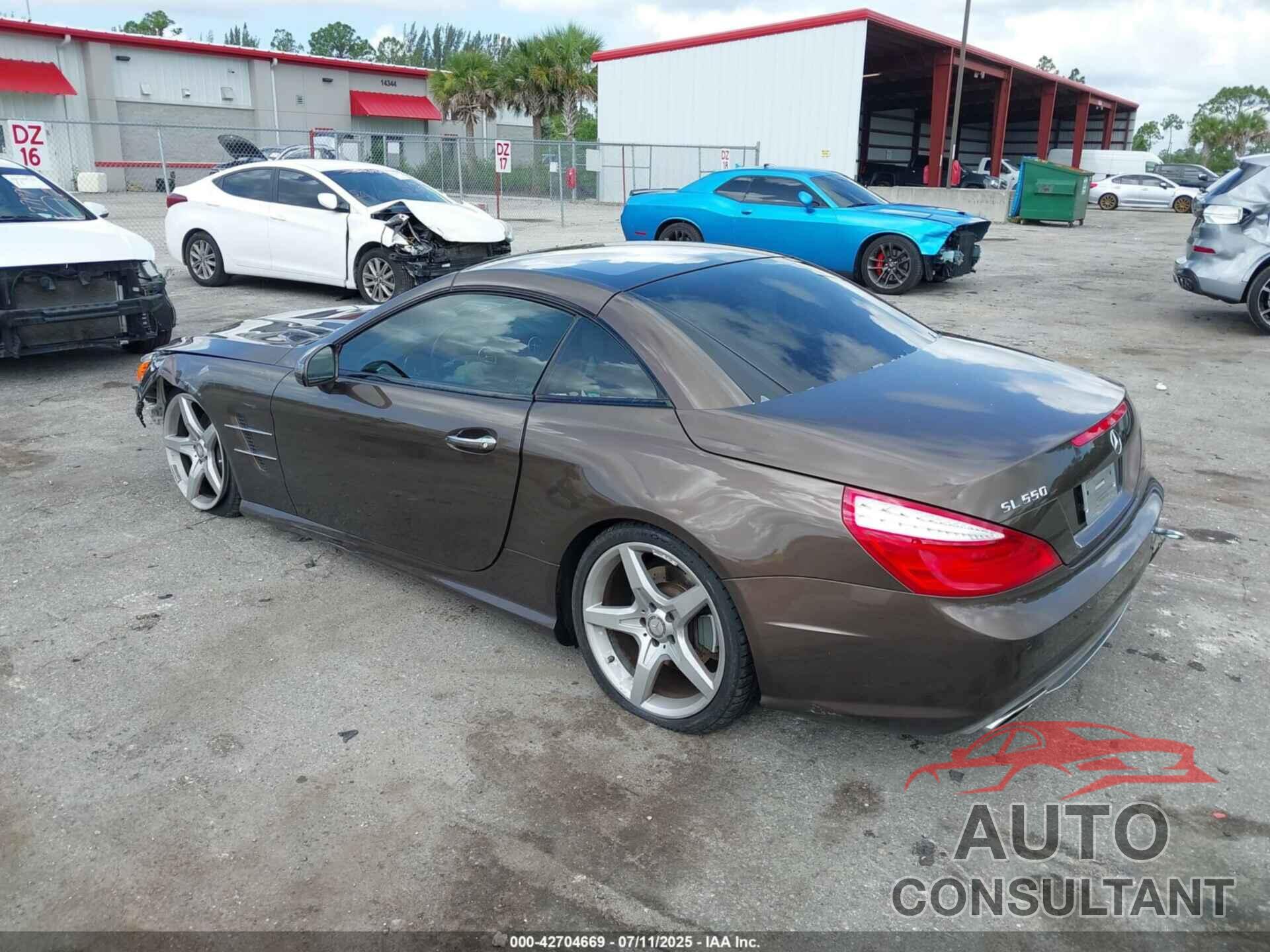 MERCEDES-BENZ SL 550 2016 - WDDJK7DA4GF041335