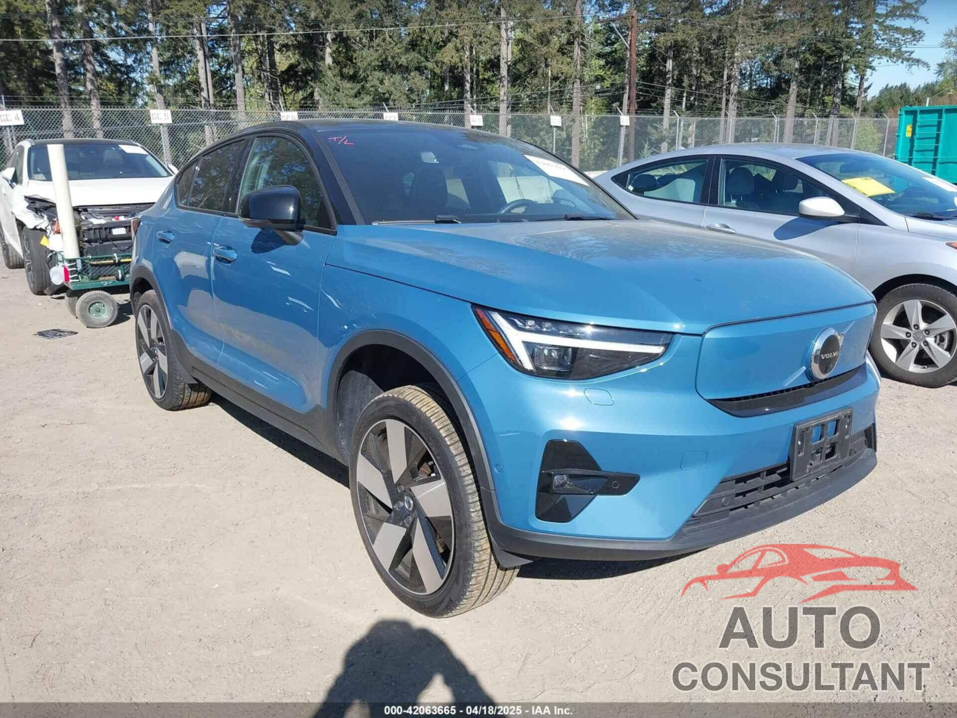 VOLVO C40 RECHARGE PURE ELECTRIC 2022 - YV4ED3GB4N2006444