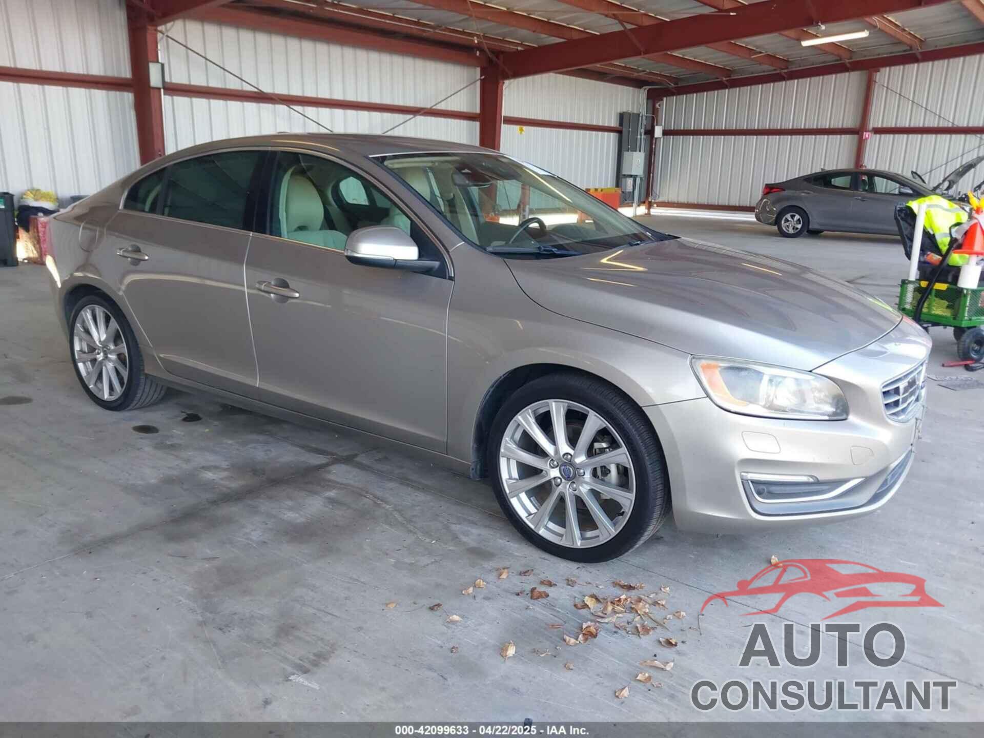 VOLVO S60 INSCRIPTION 2016 - LYV402FM7GB109298