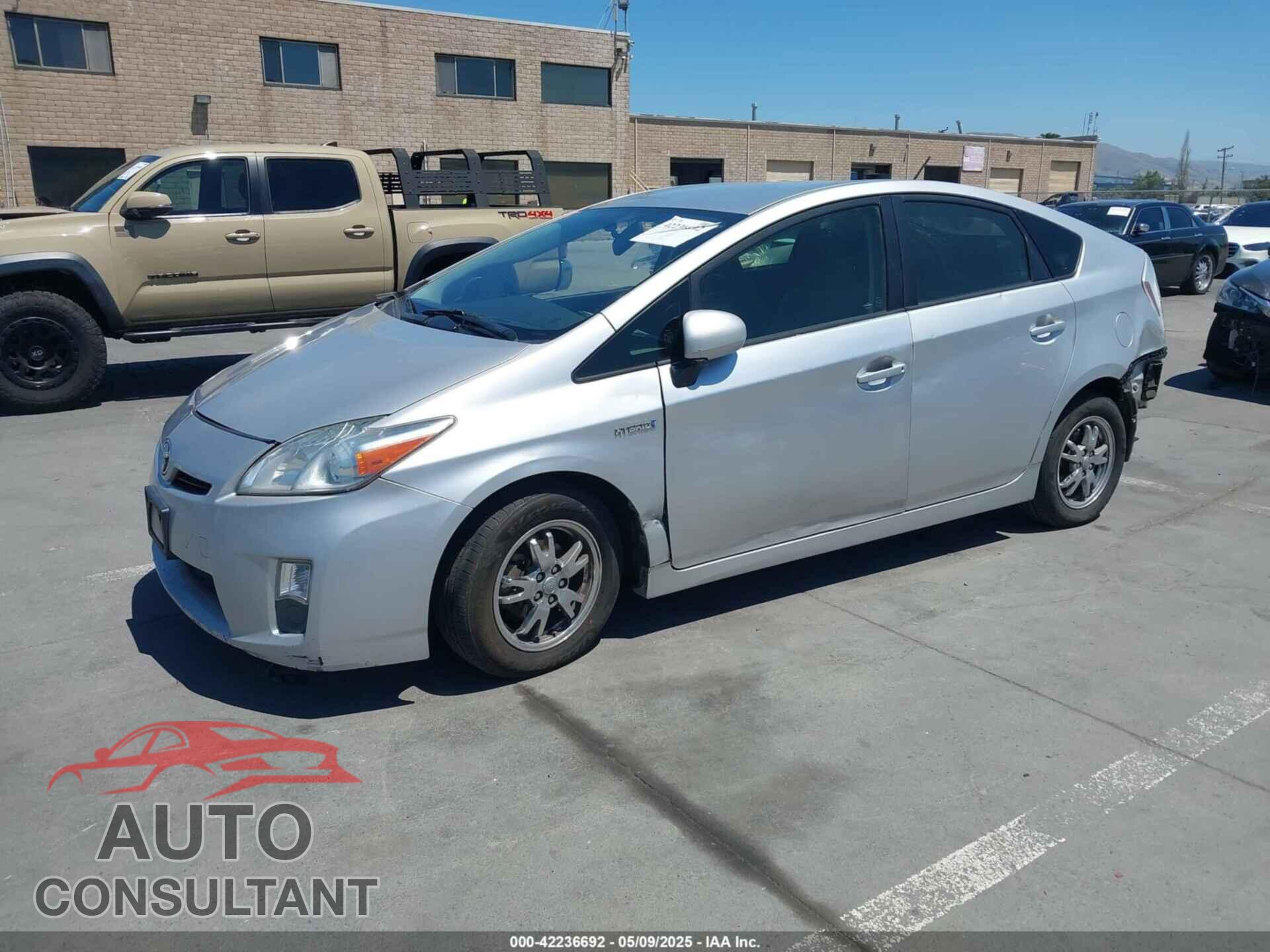 TOYOTA PRIUS 2011 - JTDKN3DU9B1419762