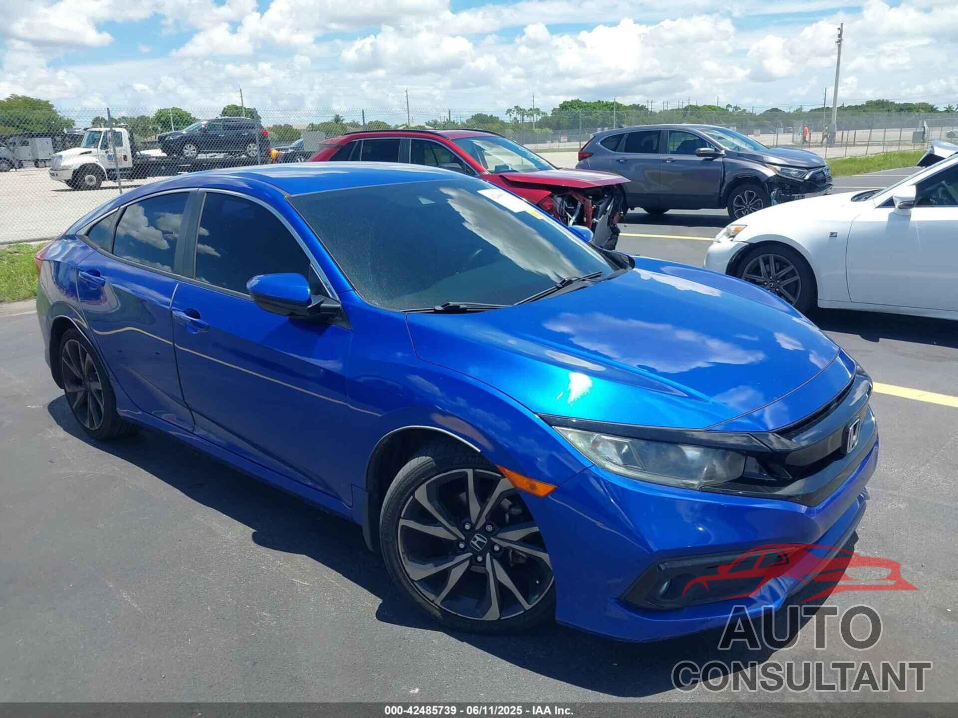 HONDA CIVIC 2019 - 2HGFC2F85KH534721