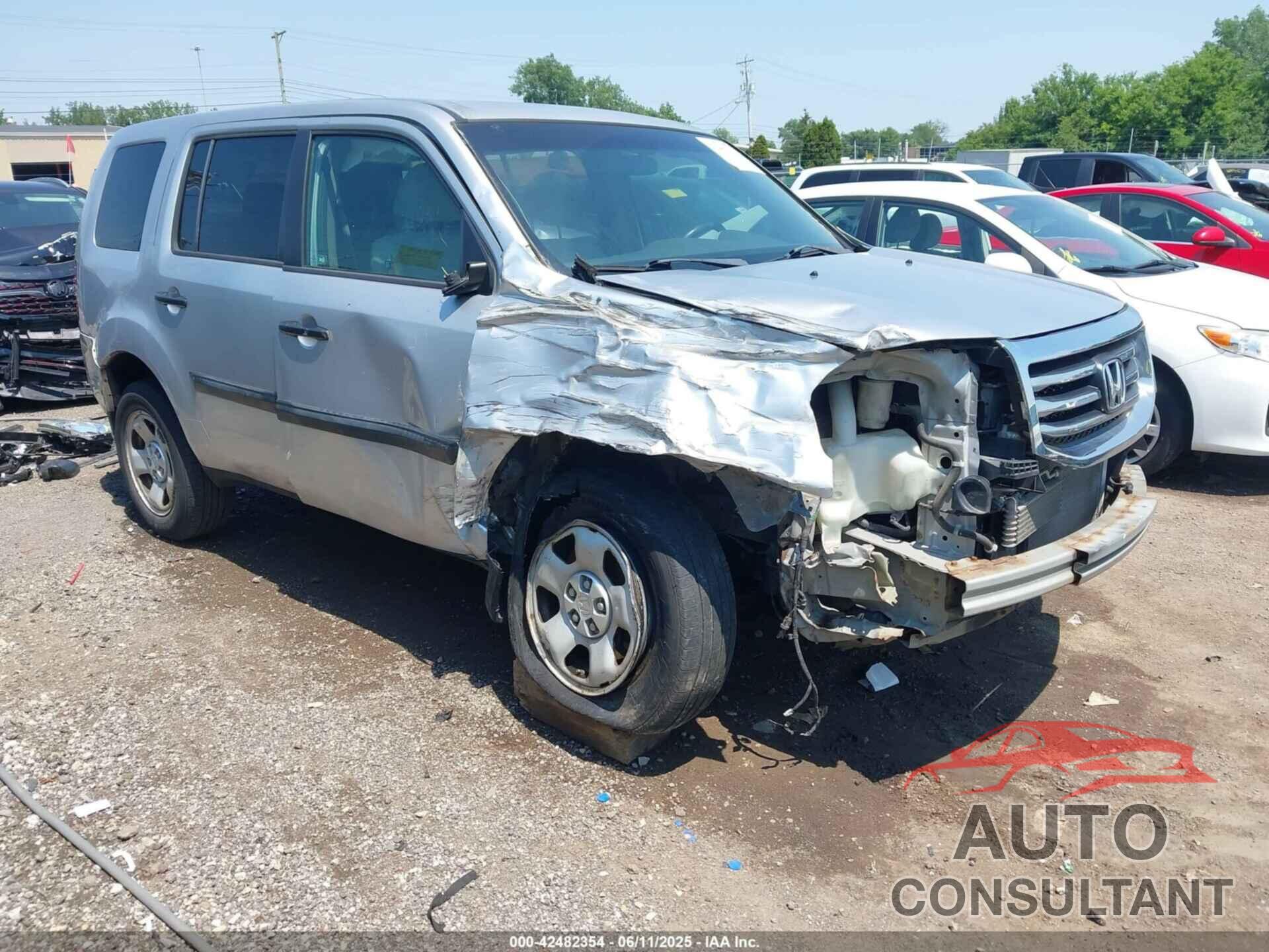 HONDA PILOT 2012 - 5FNYF4H21CB012839