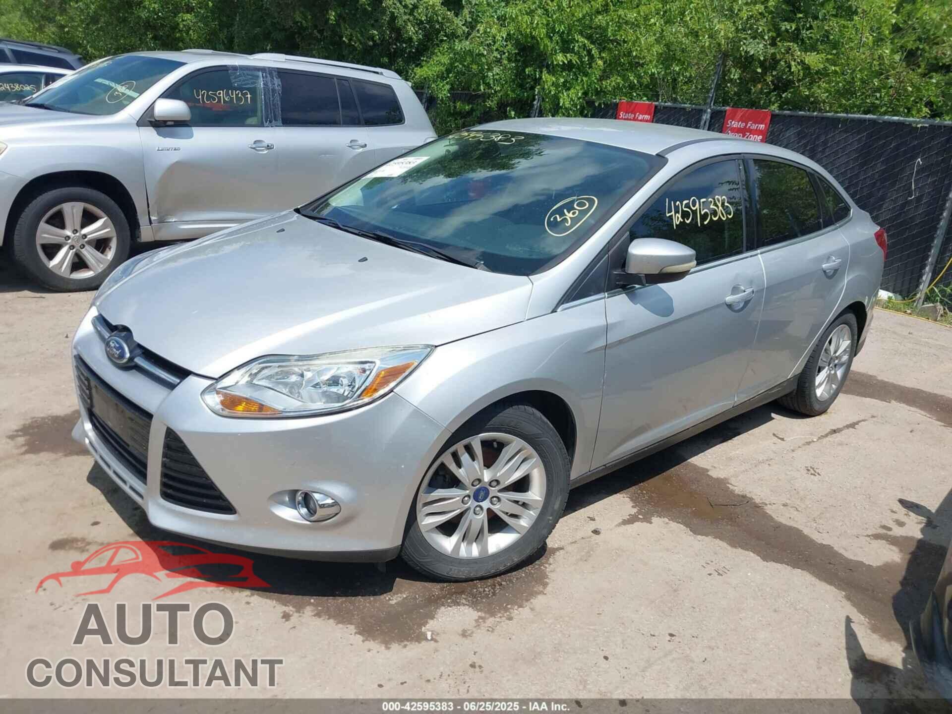 FORD FOCUS 2012 - 1FAHP3H29CL379384
