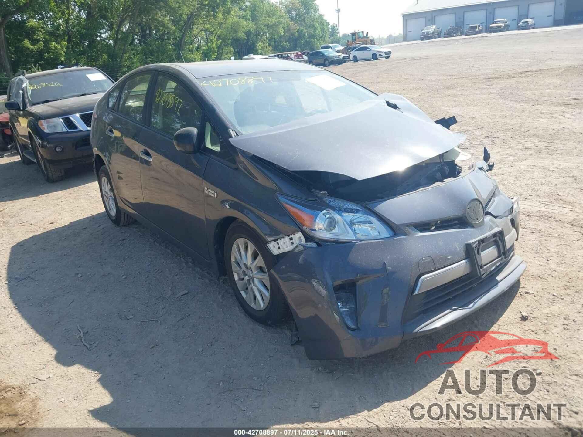 TOYOTA PRIUS PLUG-IN 2012 - JTDKN3DP6C3015110