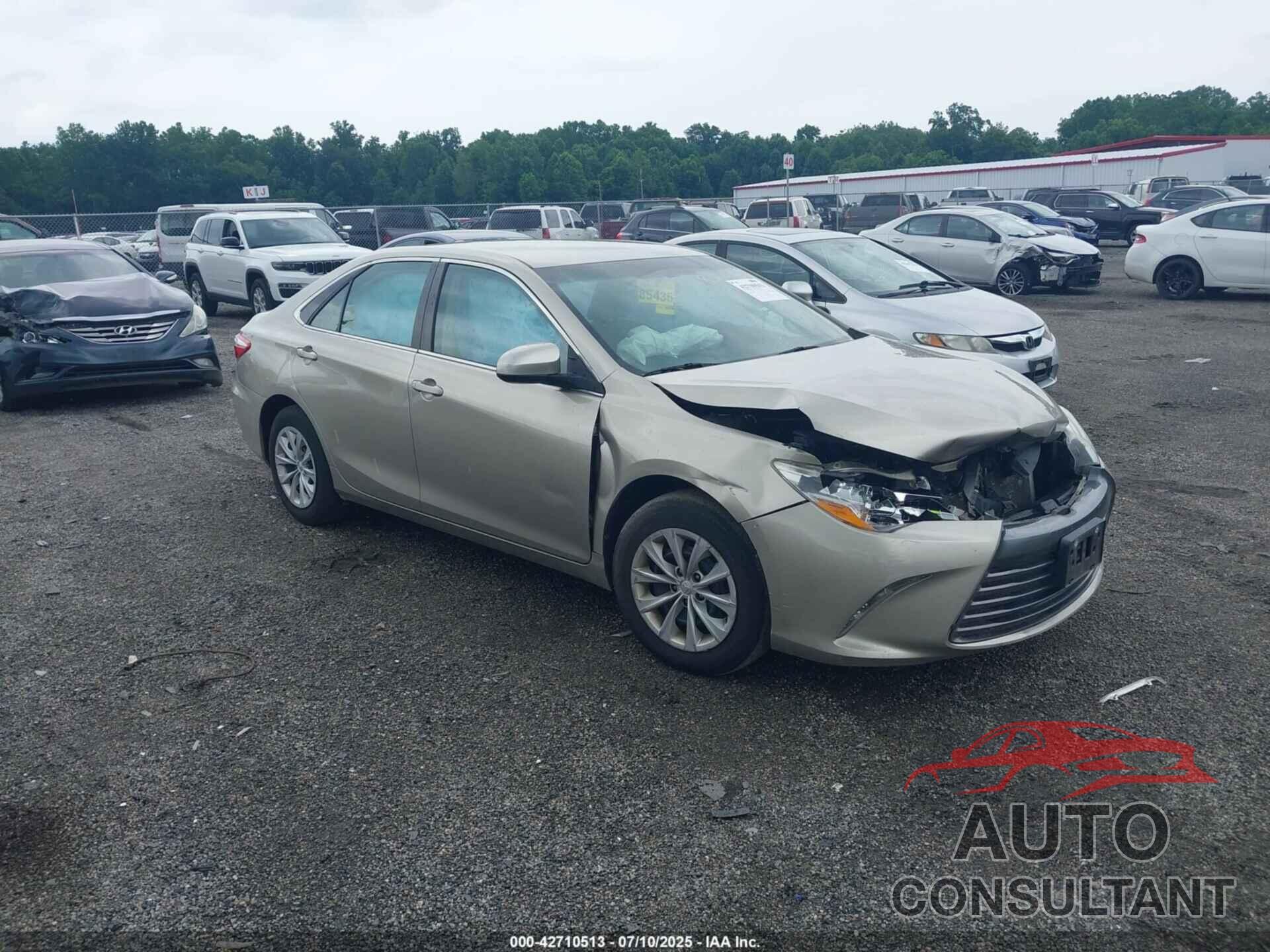 TOYOTA CAMRY 2016 - 4T4BF1FK9GR528887