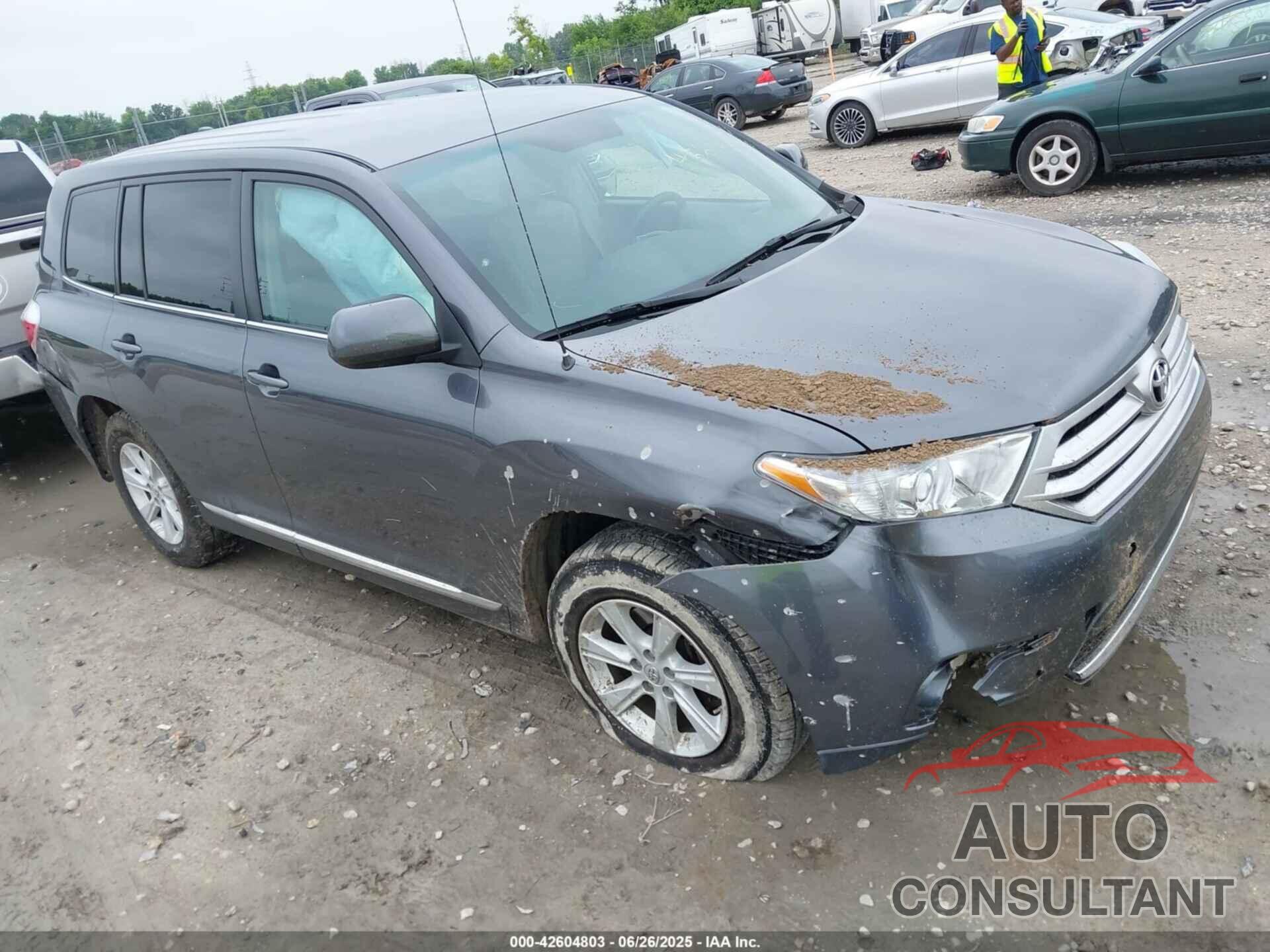 TOYOTA HIGHLANDER 2012 - 5TDZA3EH9CS023153