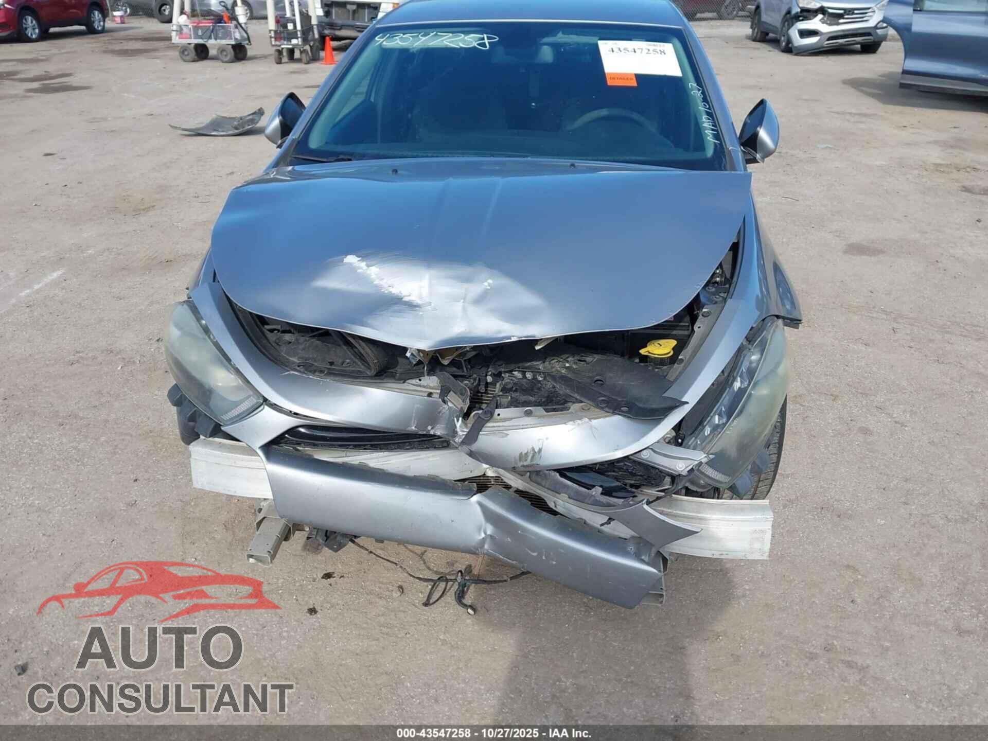 DODGE DART 2015 - 1C3CDFBB3FD363207