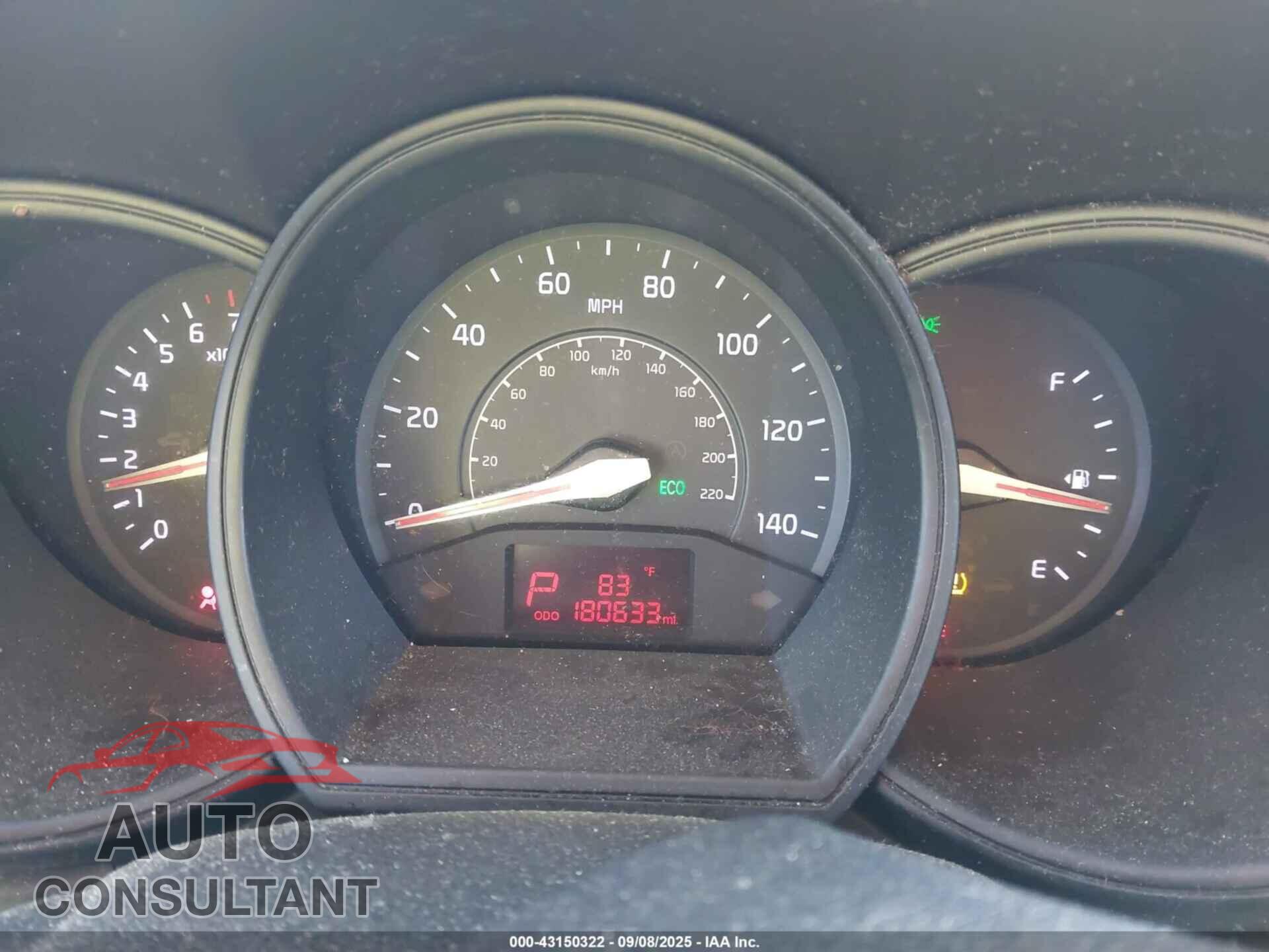 KIA RIO5 2012 - KNADN5A35C6090852