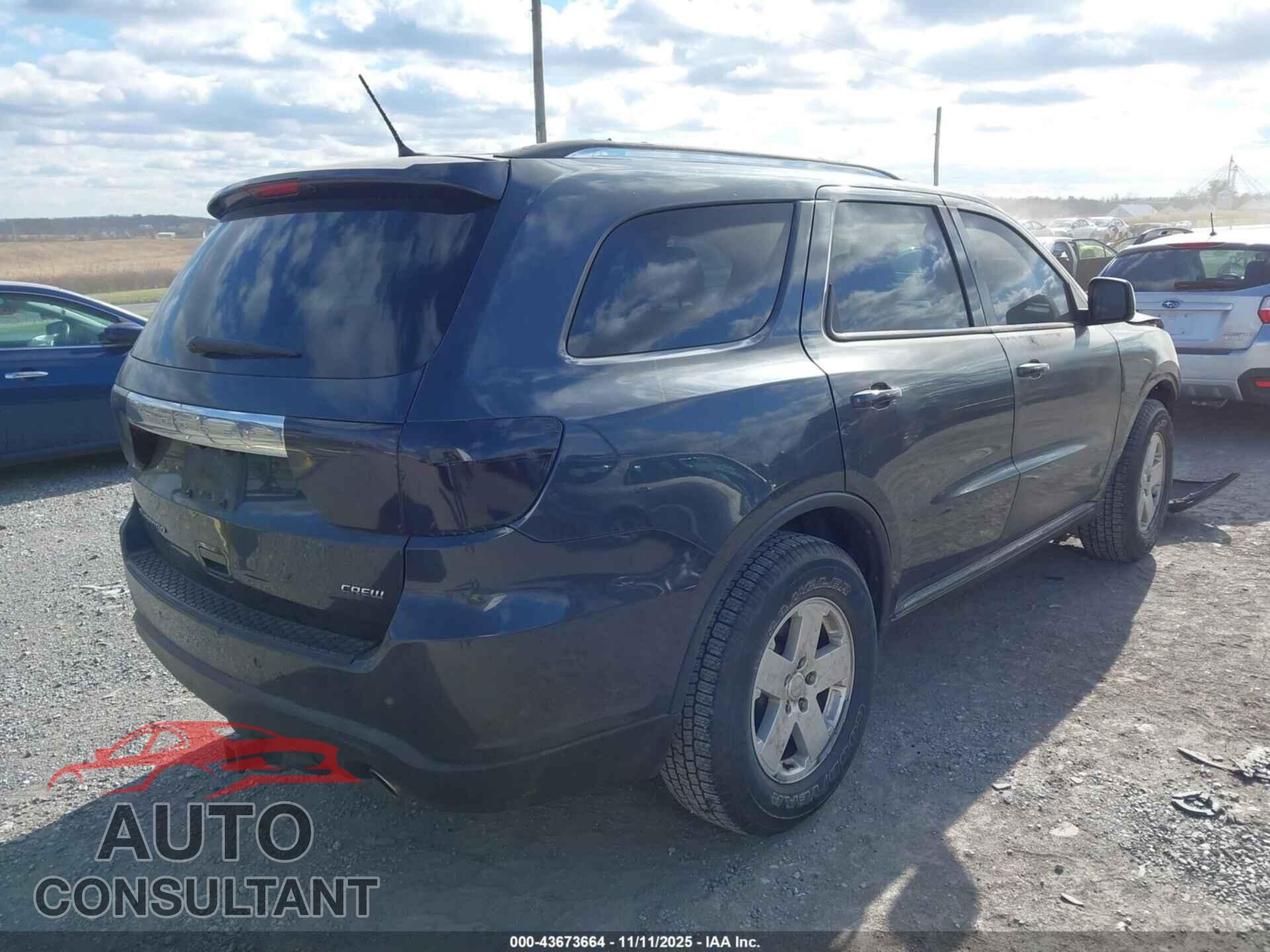 DODGE DURANGO 2012 - 1C4RDHDG5CC336201