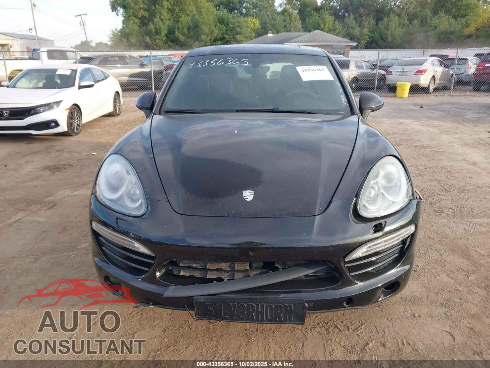 PORSCHE CAYENNE 2012 - WP1AA2A21CLA00667