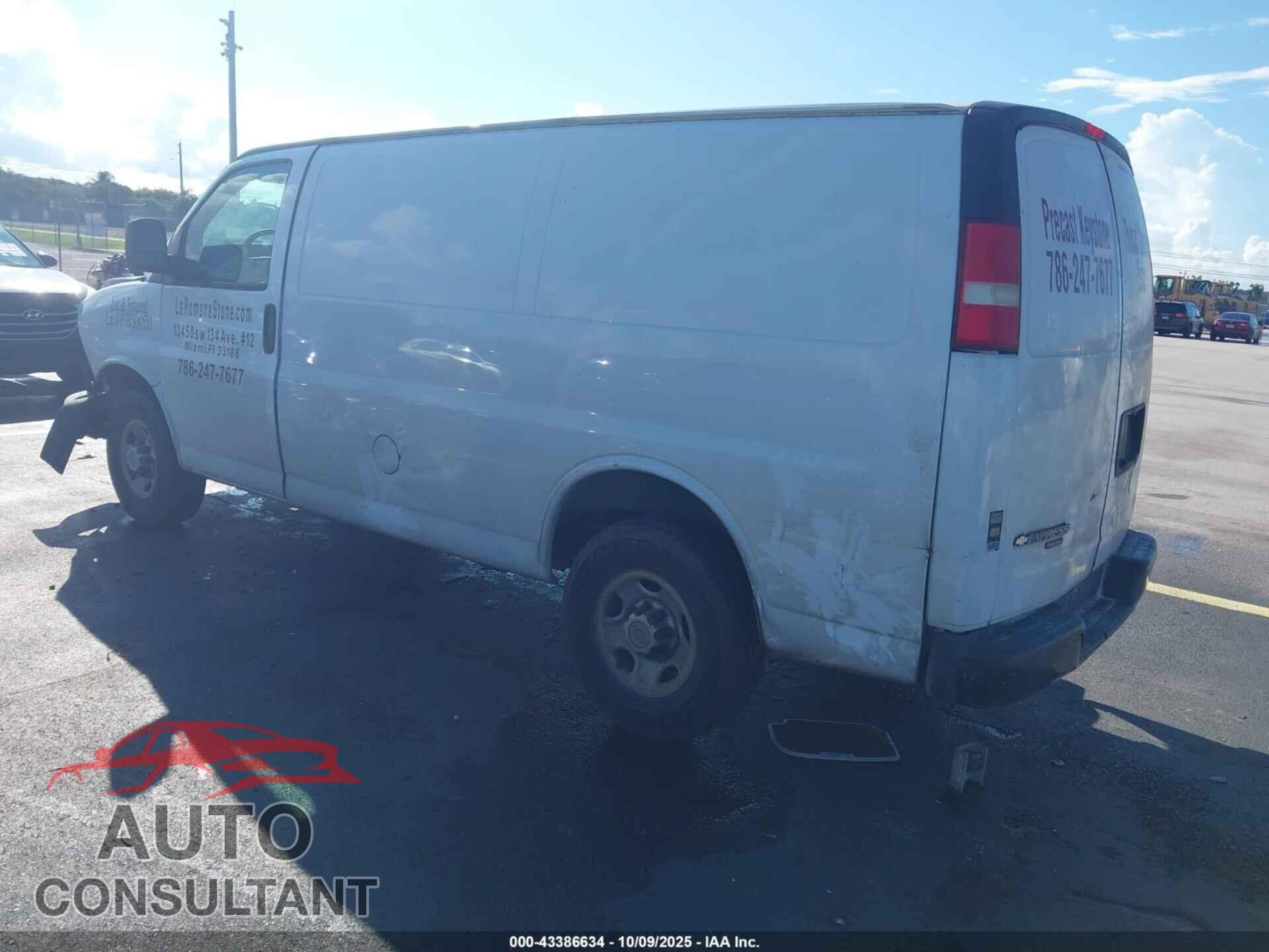 CHEVROLET EXPRESS 2500 2014 - 1GCWGFCA7E1150105