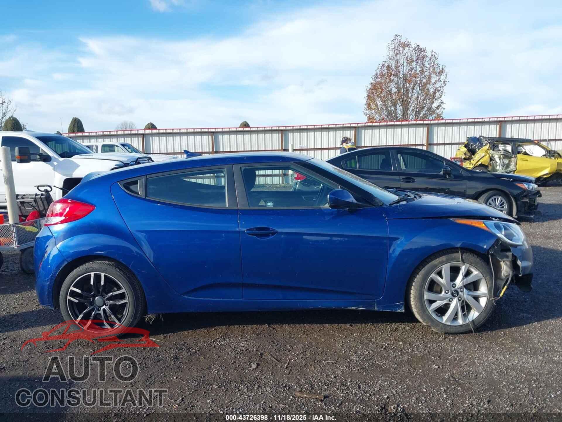 HYUNDAI VELOSTER 2016 - KMHTC6AD8GU262940