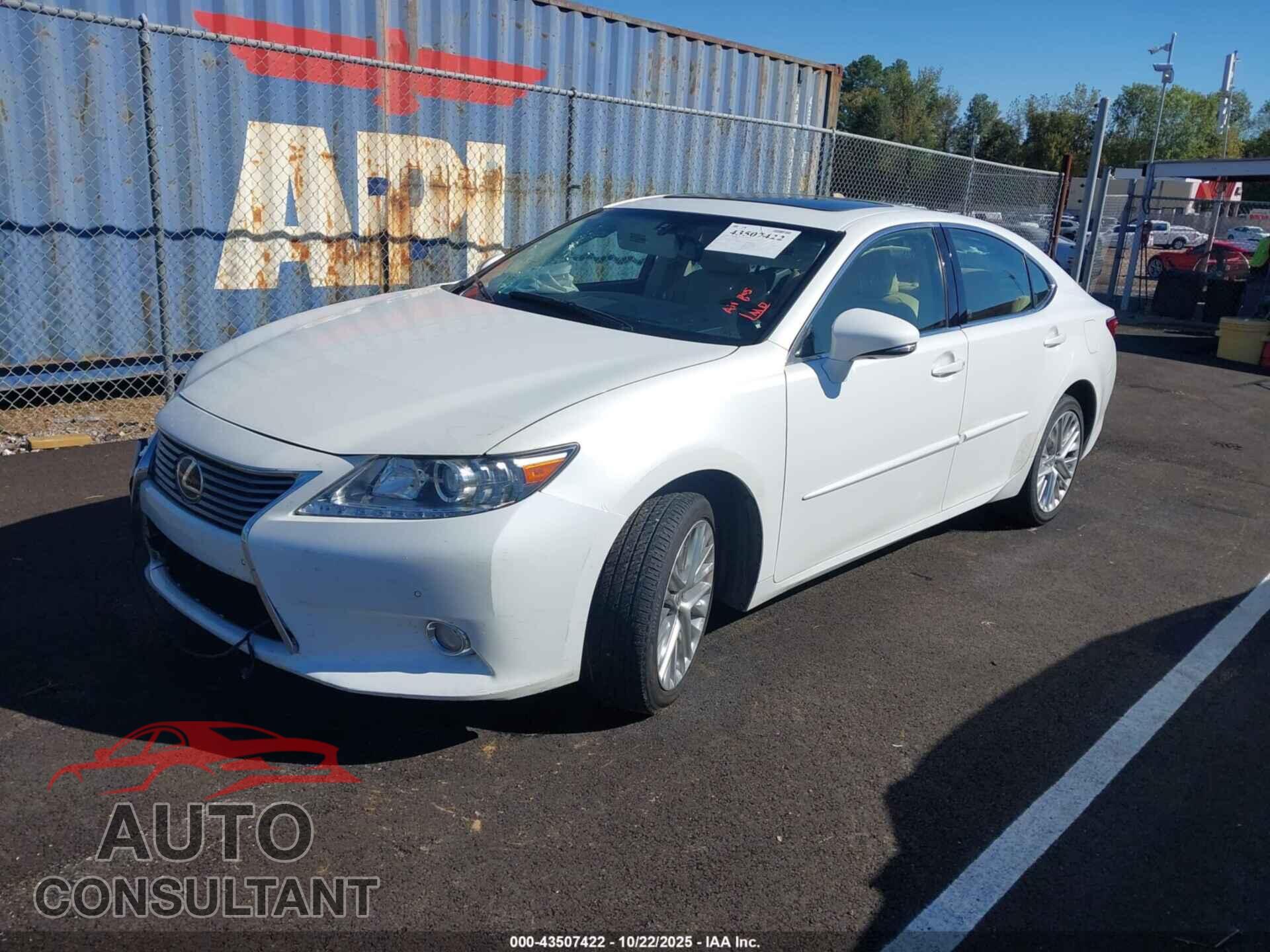 LEXUS ES 350 2013 - JTHBK1GG6D2068338