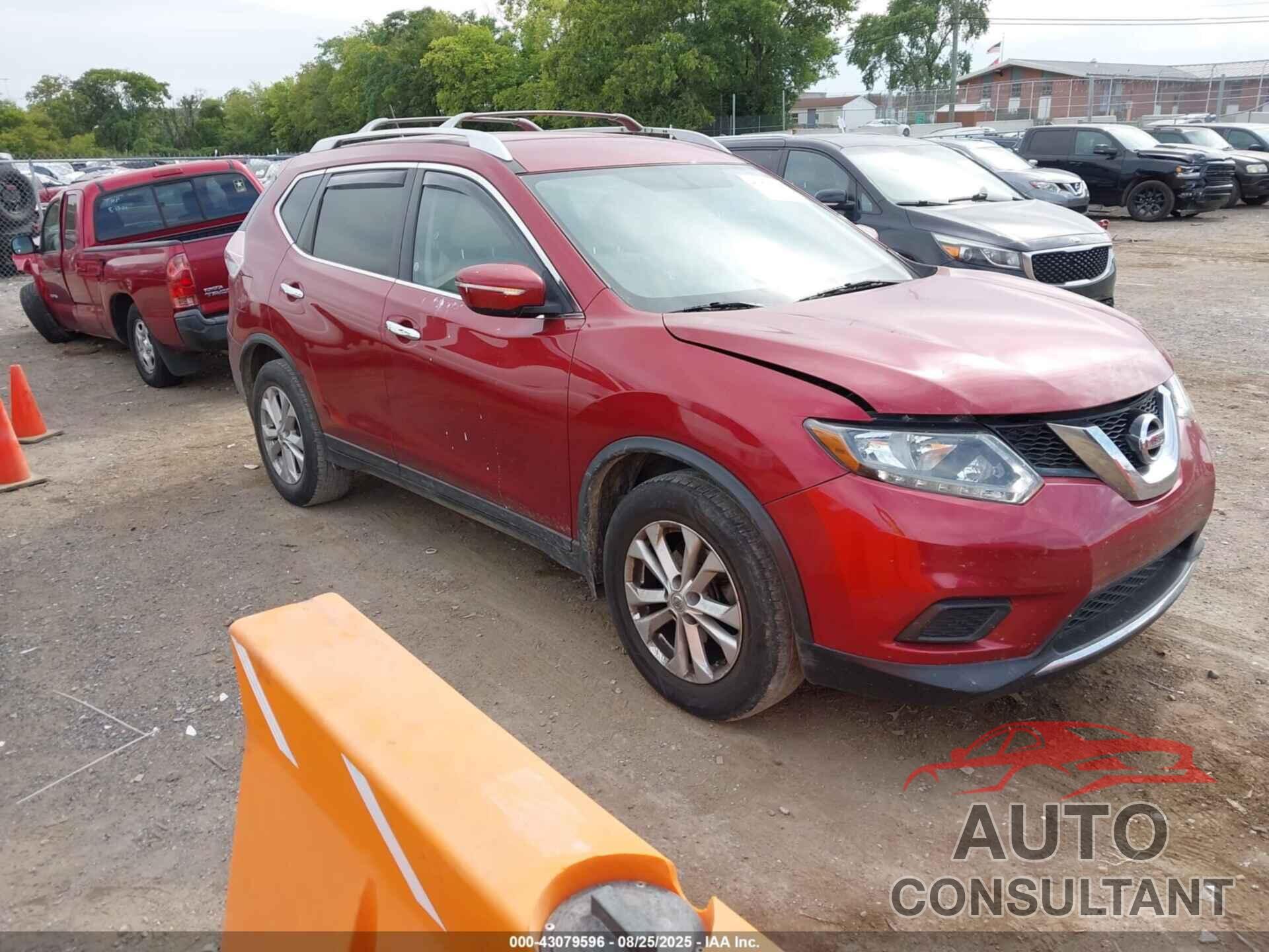 NISSAN ROGUE 2015 - KNMAT2MT4FP537529